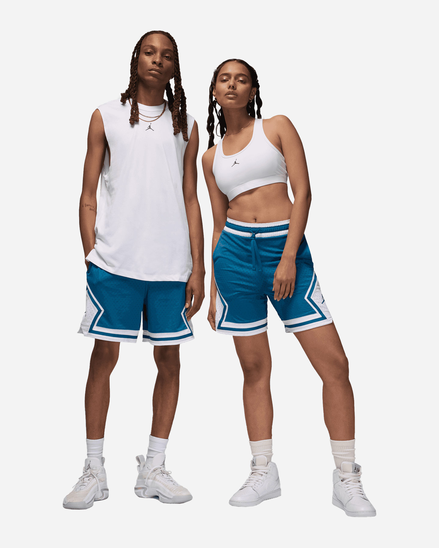 Pantaloncini basket NIKE JORDAN DRI FIT M - Blu - 4 | Cisalfa Sport