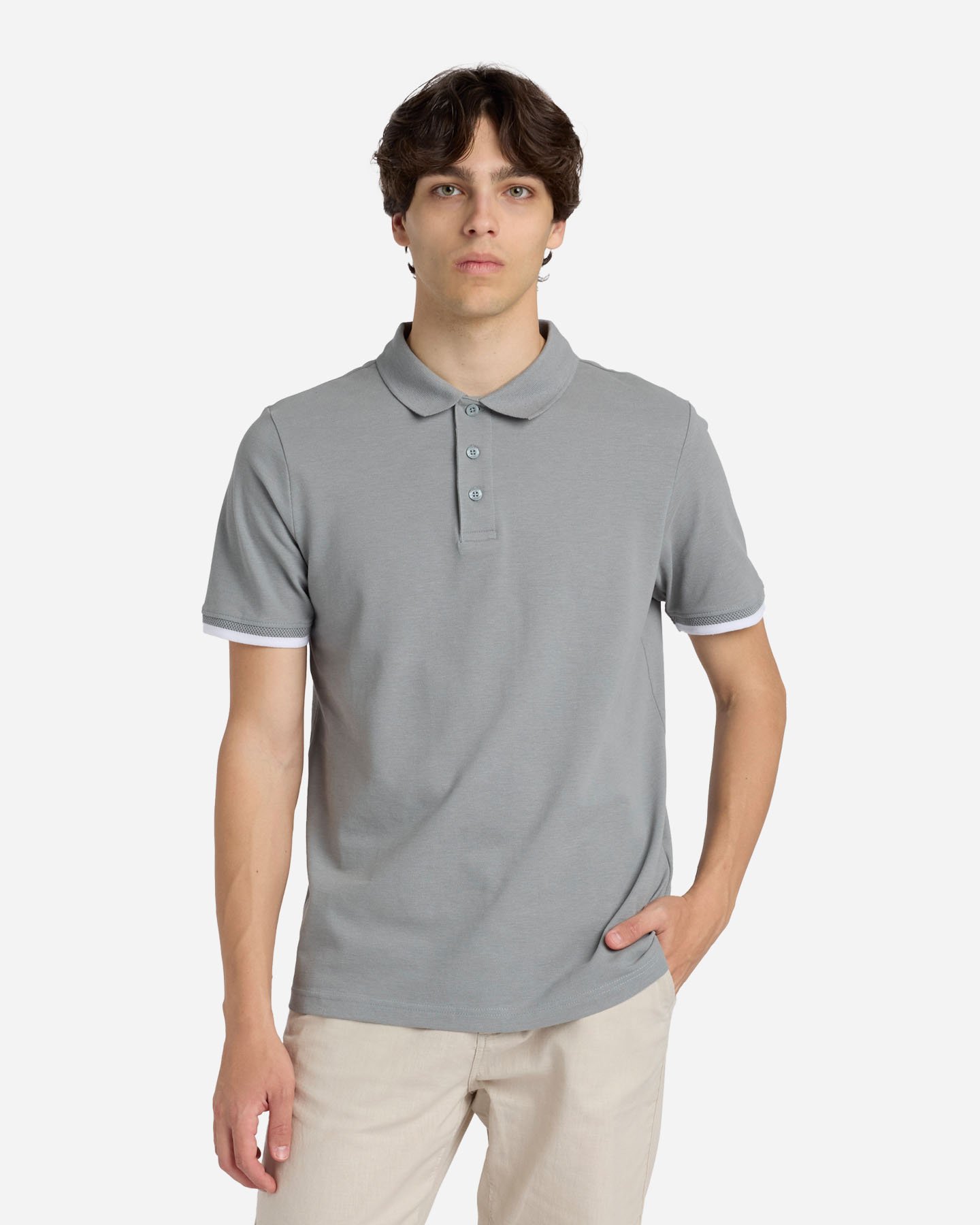 Polo DACK'S ESSENTIAL M - Grigio - 1 | Cisalfa Sport