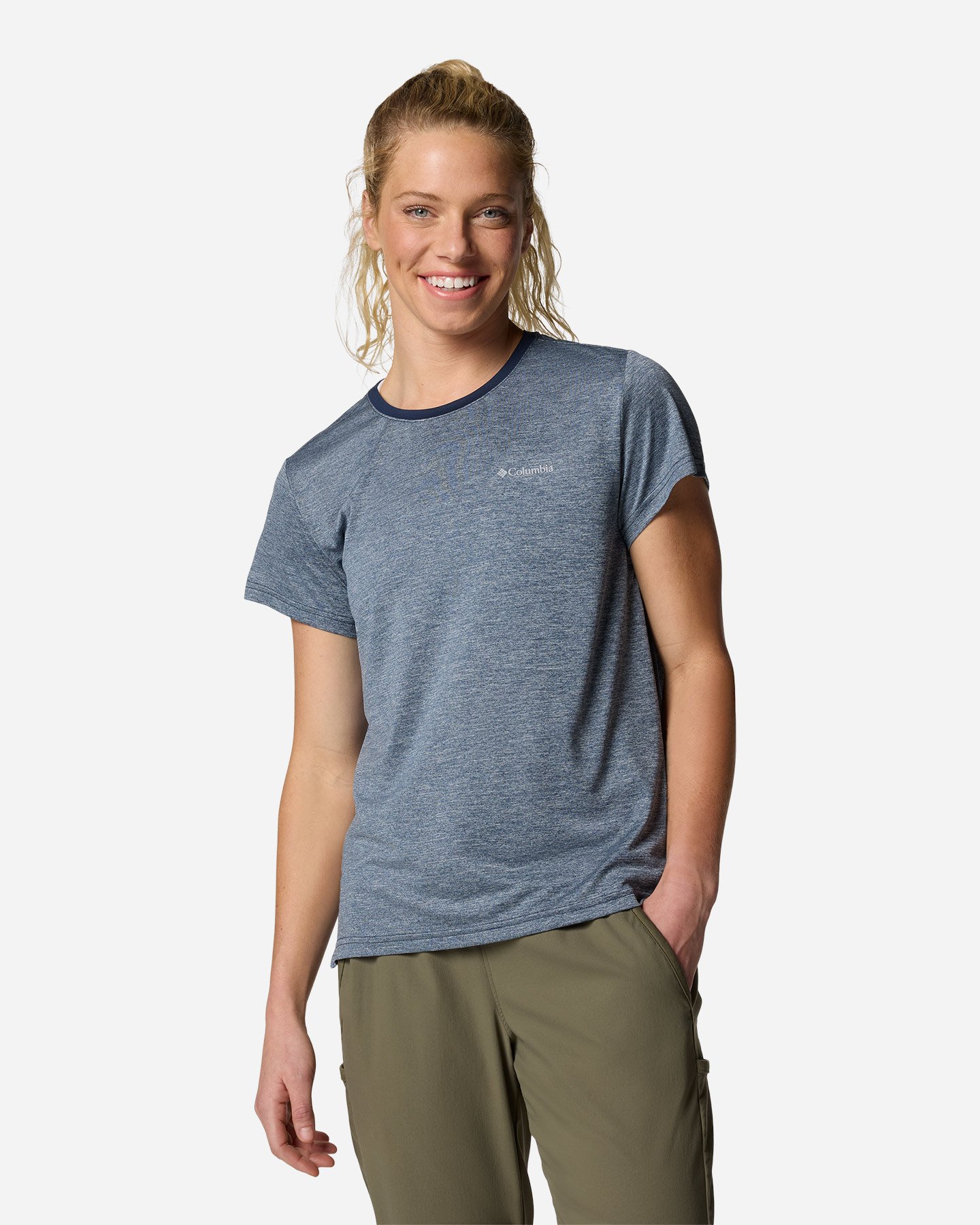 T-shirt COLUMBIA BLUEVISTA HILL W - Blu Navy - 2 | Cisalfa Sport