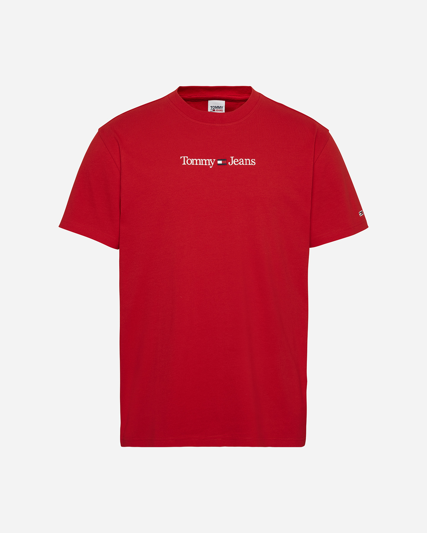T-shirt TOMMY HILFIGER LINEAR LOGO M - Rosso - 0 | Cisalfa Sport
