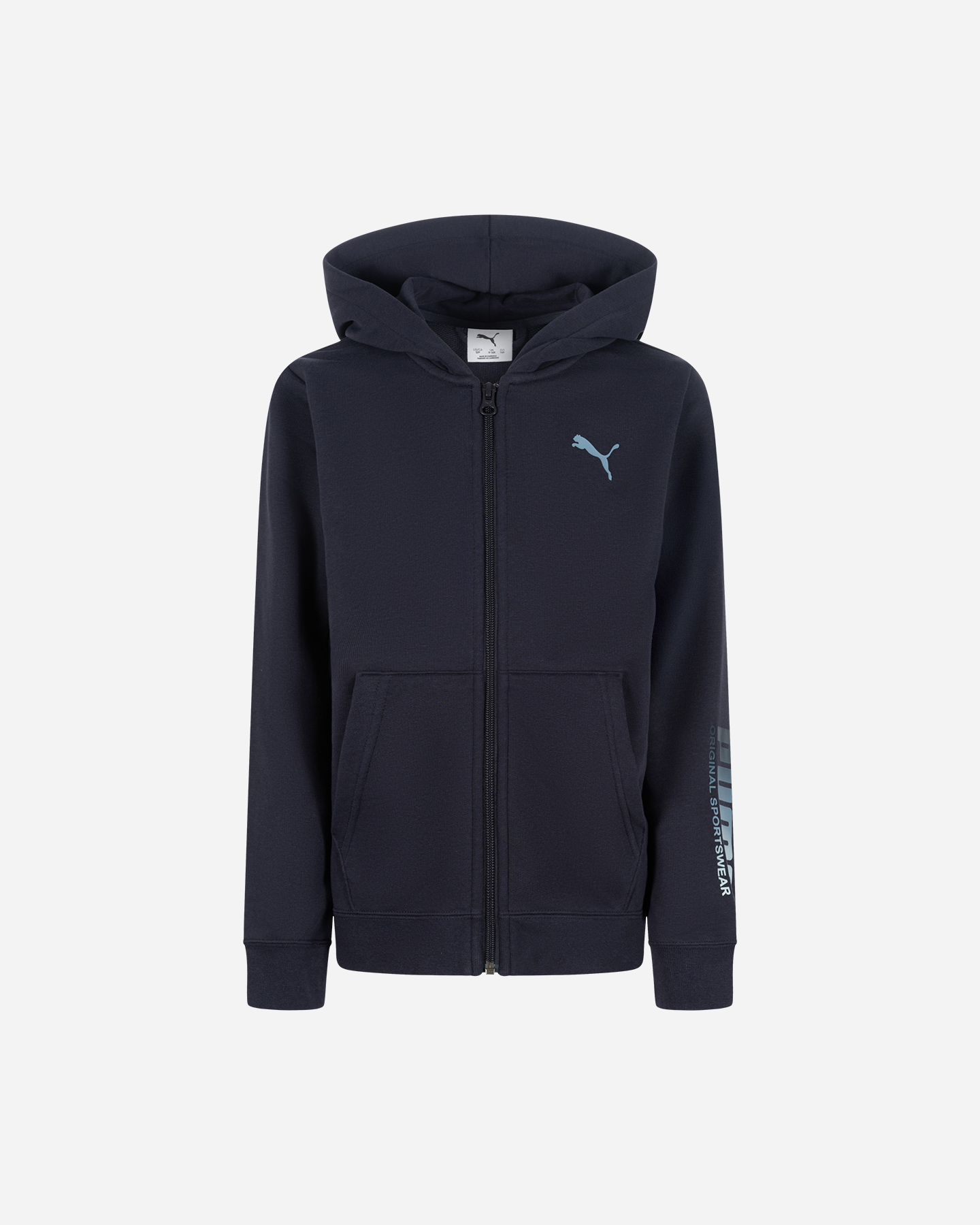 Felpa PUMA BASIC JR - Blu Navy - 0 | Cisalfa Sport