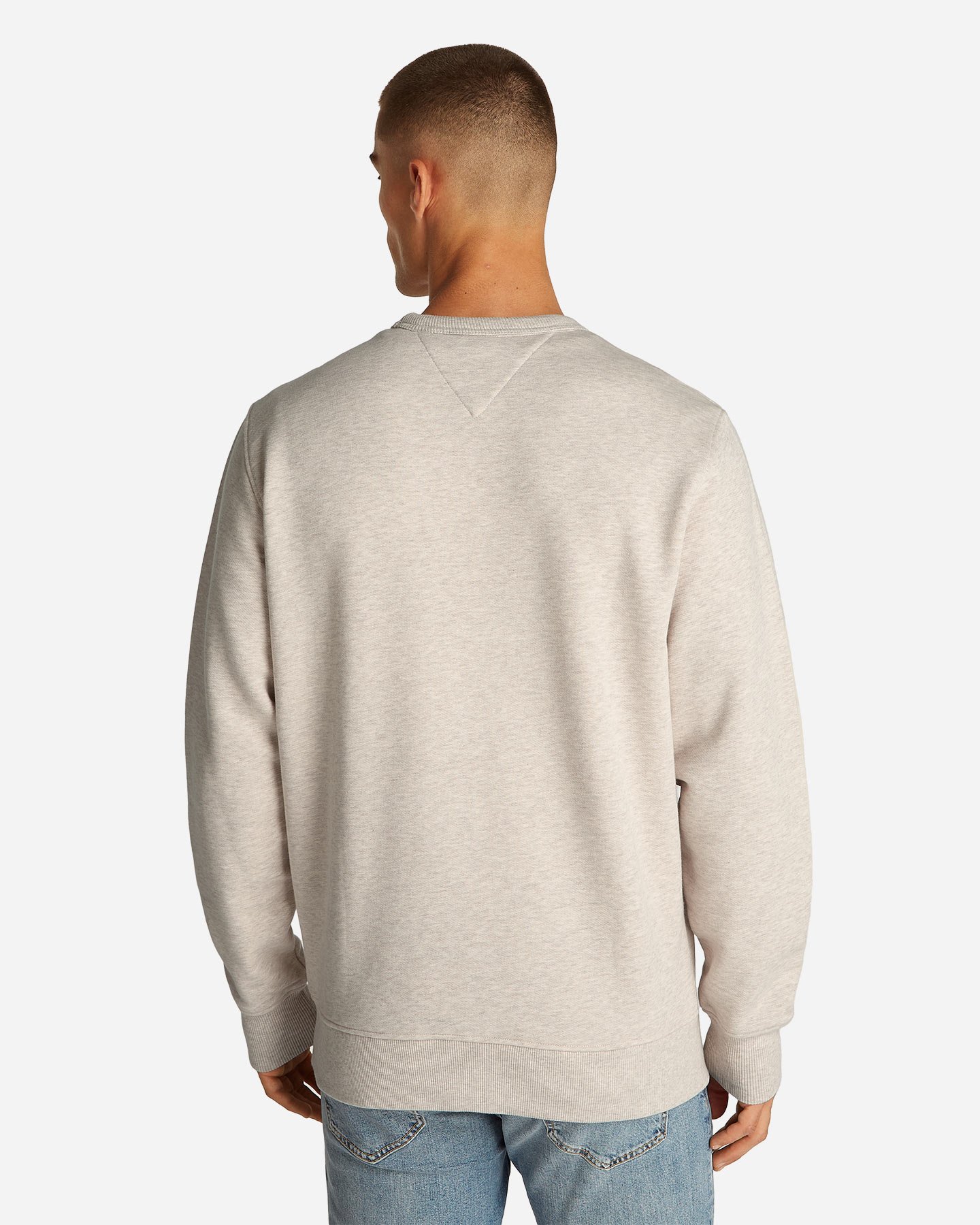 Felpa TOMMY HILFIGER REGULAR BADGE M - Beige - 3 | Cisalfa Sport