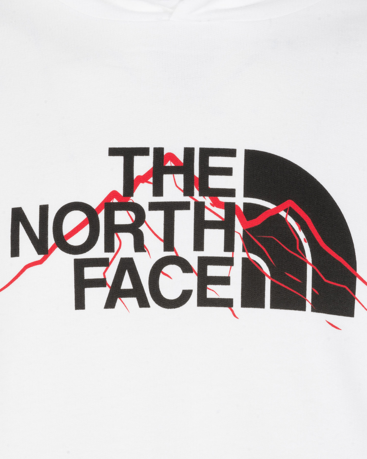 Felpa THE NORTH FACE MOUNTAIN LINE M - Bianco - 2 | Cisalfa Sport