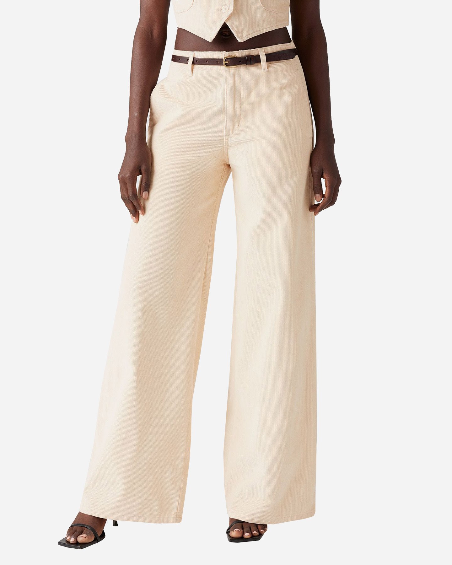 Pantalone LEVI'S CHINO VELVET L31 LOOSE W - Bianco - 4 | Cisalfa Sport