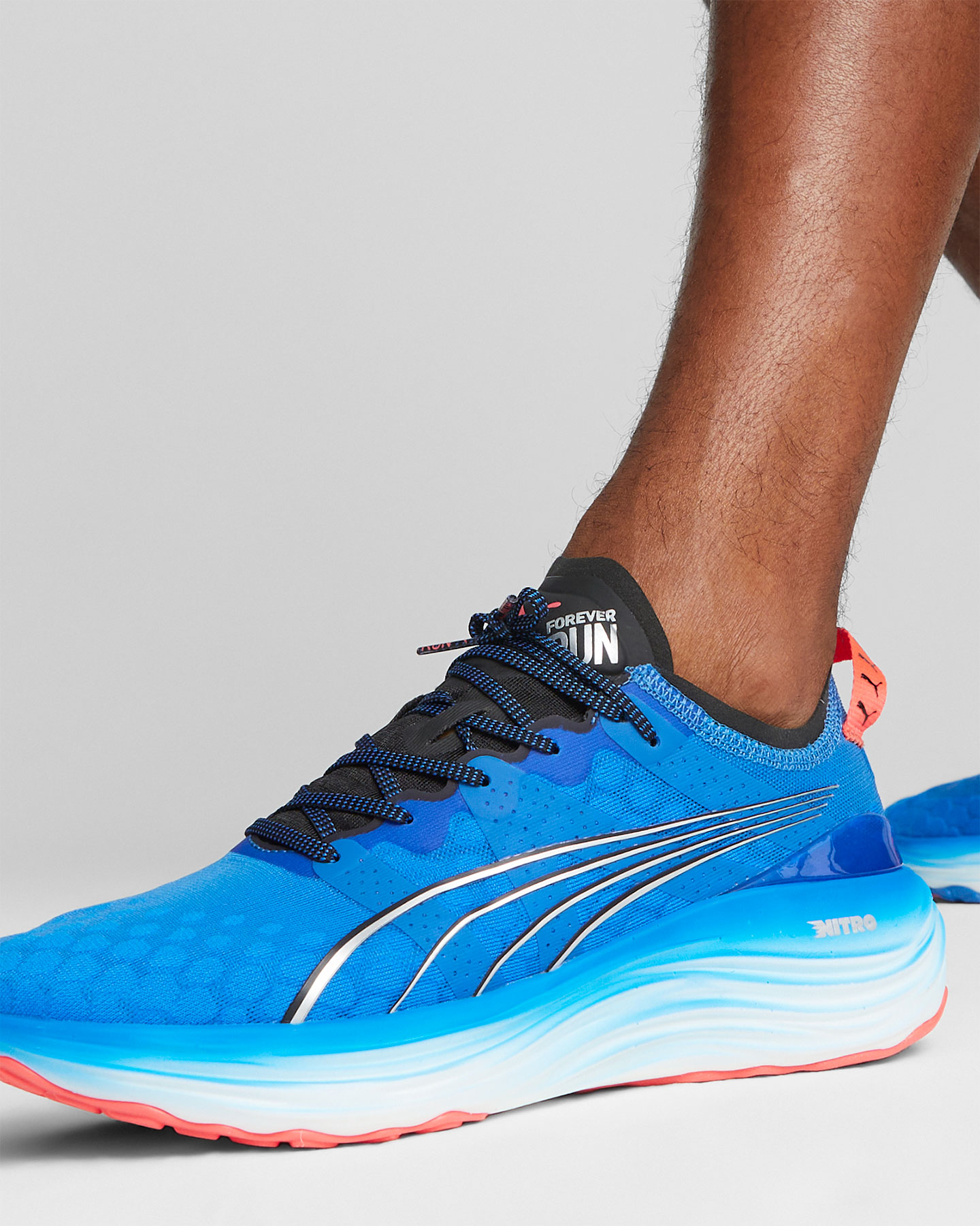 Scarpe running PUMA FOREVER RUN NITRO M - Blu - 5 | Cisalfa Sport