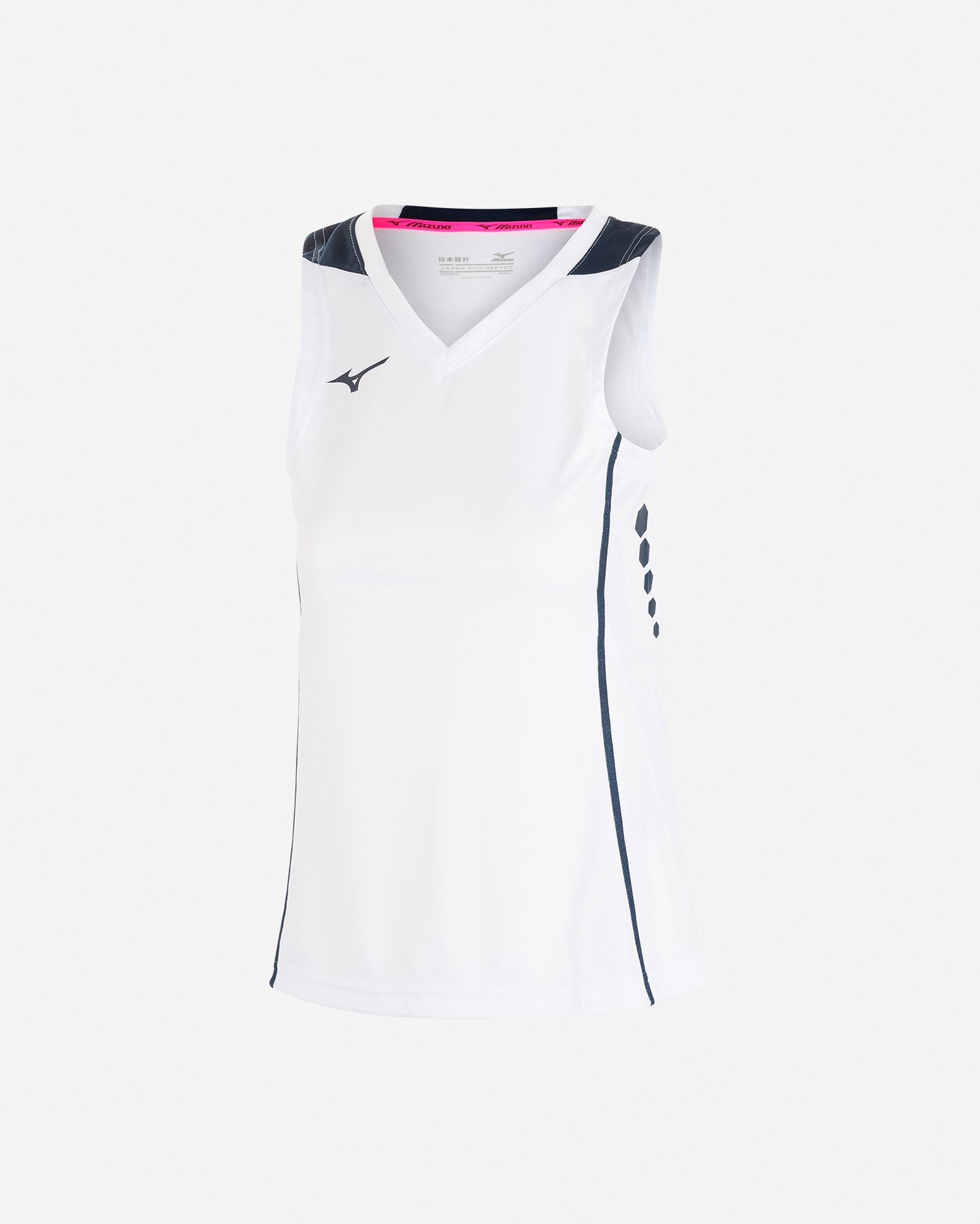 Polo tennis MIZUNO HEX RECT W - Bianco - 0 | Cisalfa Sport