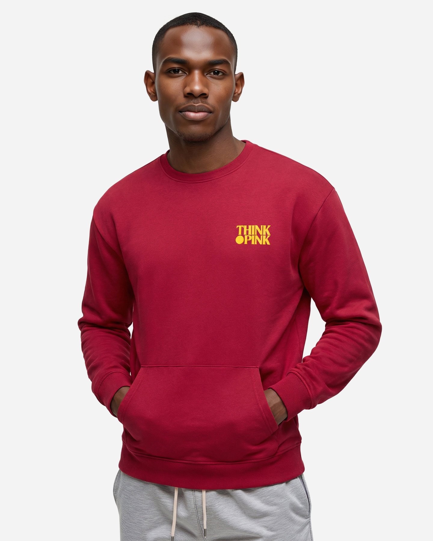 Felpa THINK PINK GOPCORE M - Rosso - 2 | Cisalfa Sport