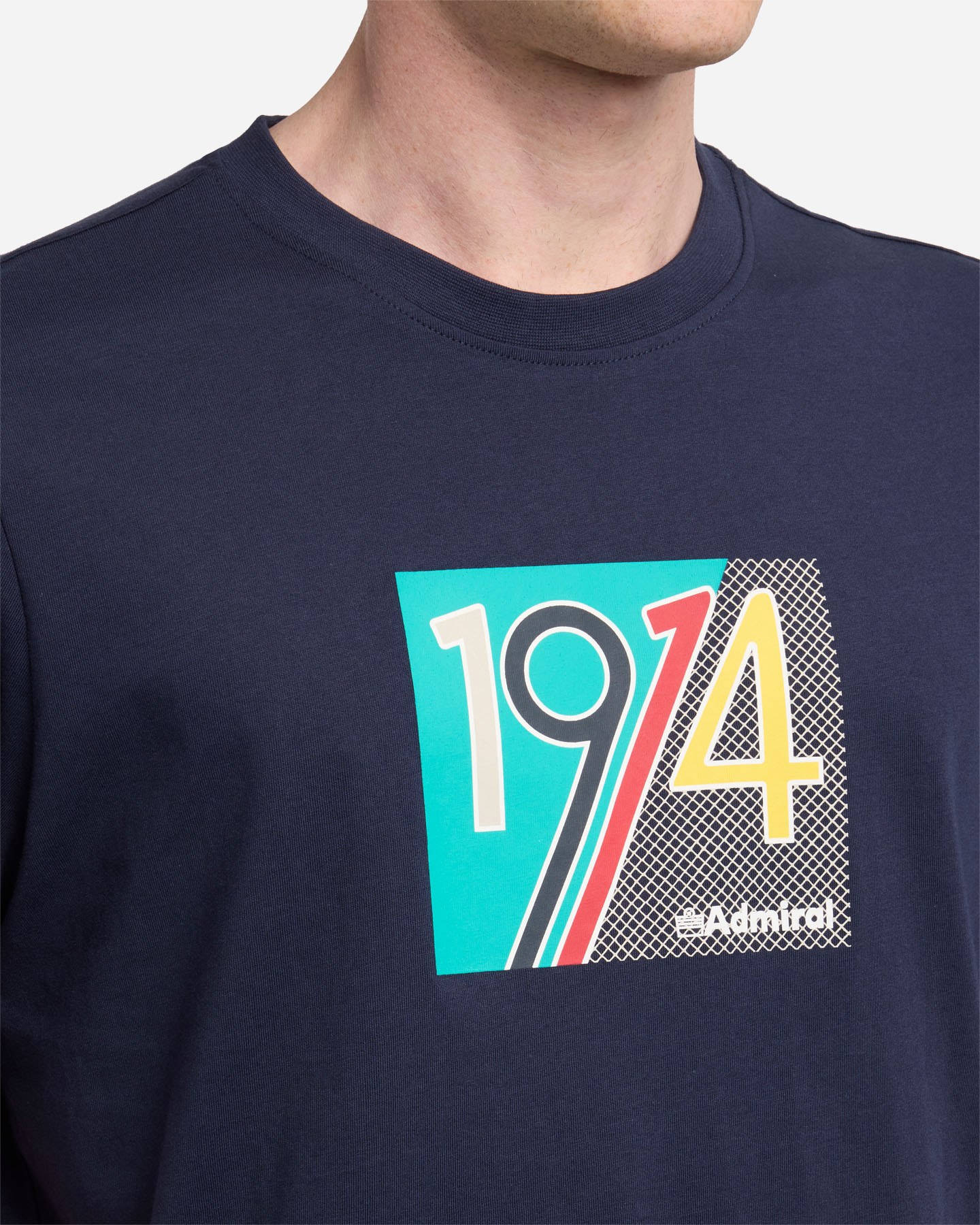 T-shirt ADMIRAL ESSENTIAL COLLEGE M - Blu Navy - 5 | Cisalfa Sport