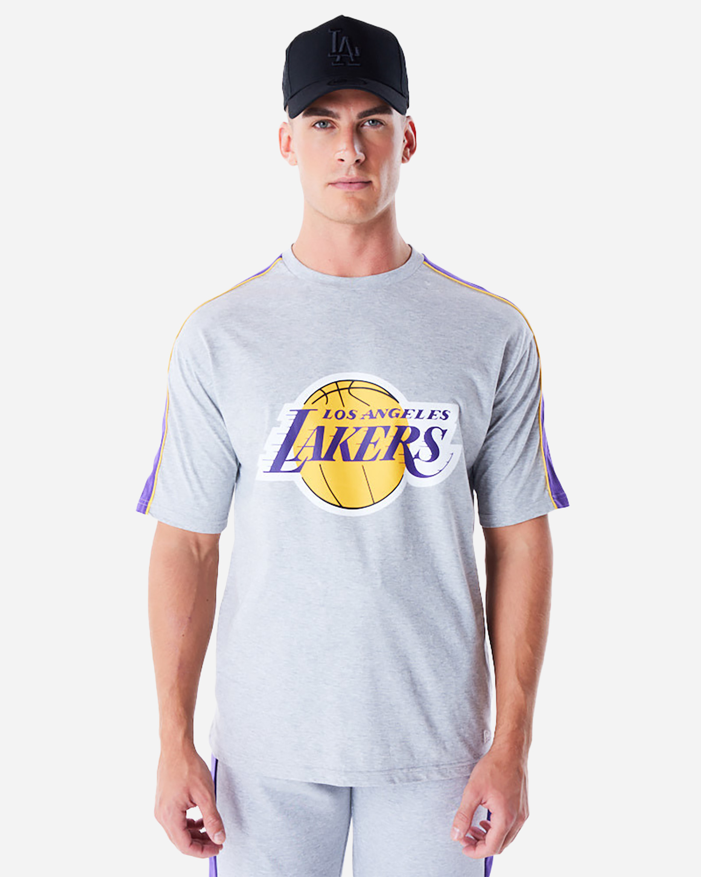 T shirt nba NEW ERA PANEL OS LAKERS M - Grigio - 0 | Cisalfa Sport