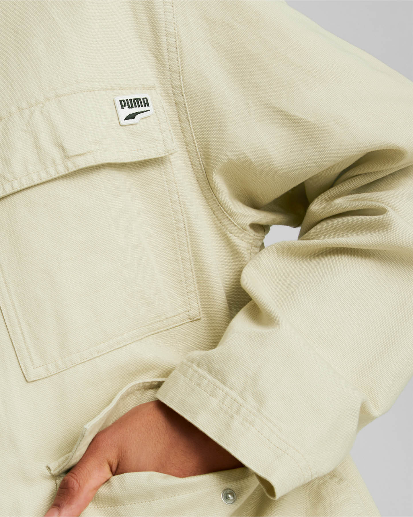 Felpa PUMA DOWNTOWN M - Beige - 3 | Cisalfa Sport