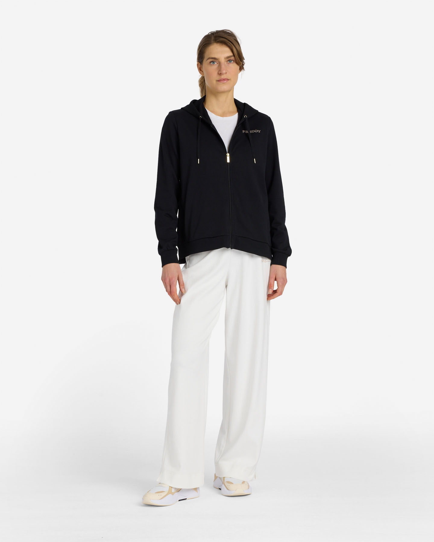 Felpa FREDDY SMALL LOGO W - Nero - 2 | Cisalfa Sport