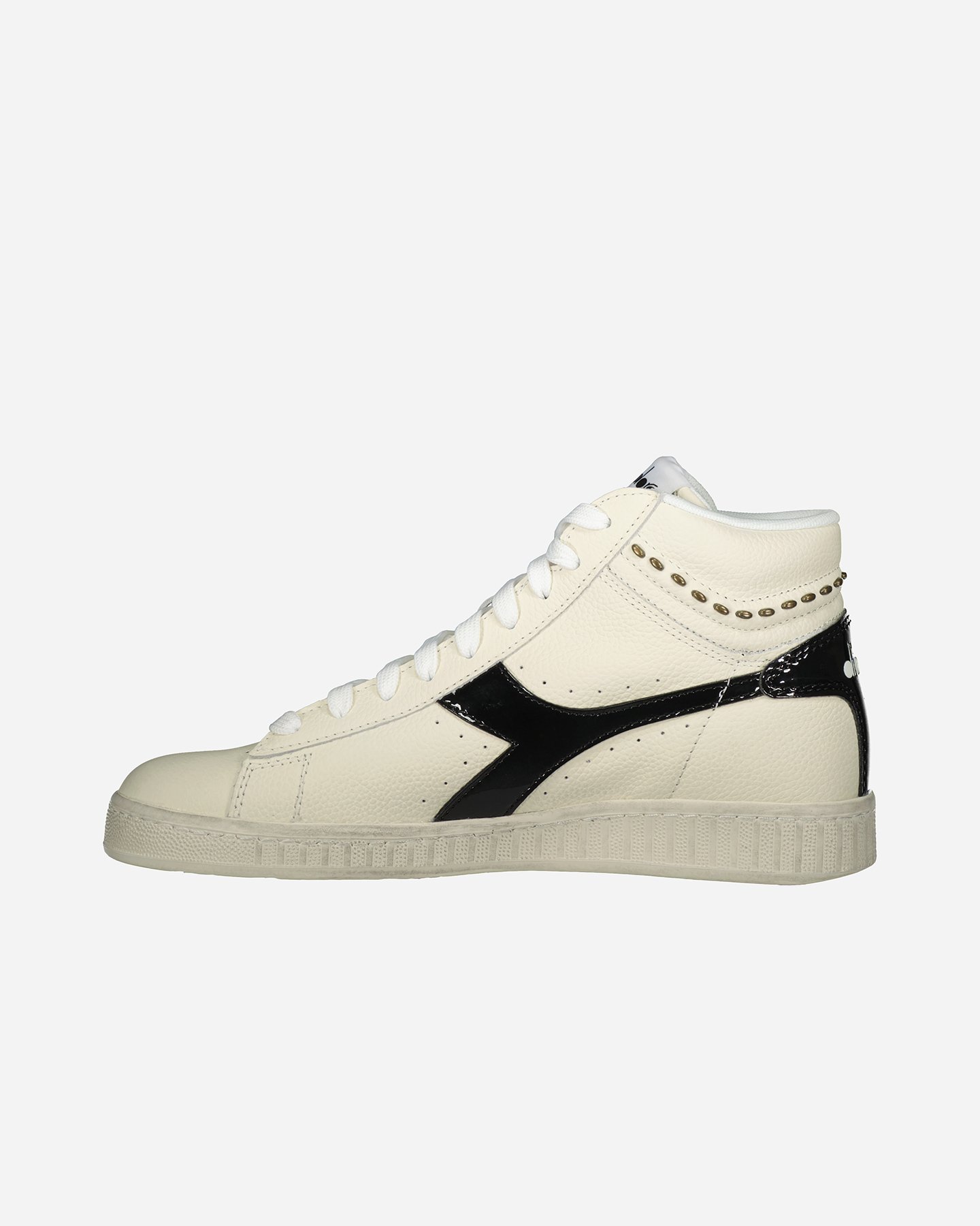 Scarpe sneakers DIADORA GAME HIGH WAXED STUDS W - Bianco - 3 | Cisalfa Sport