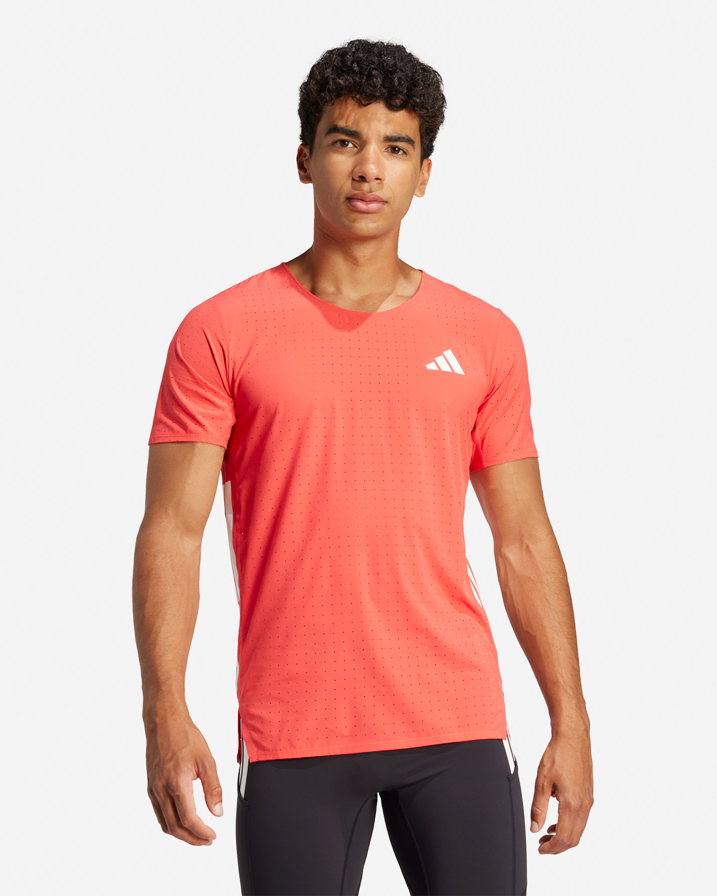 T-shirt running ADIDAS ADIZERO M - Rosso - 1 | Cisalfa Sport