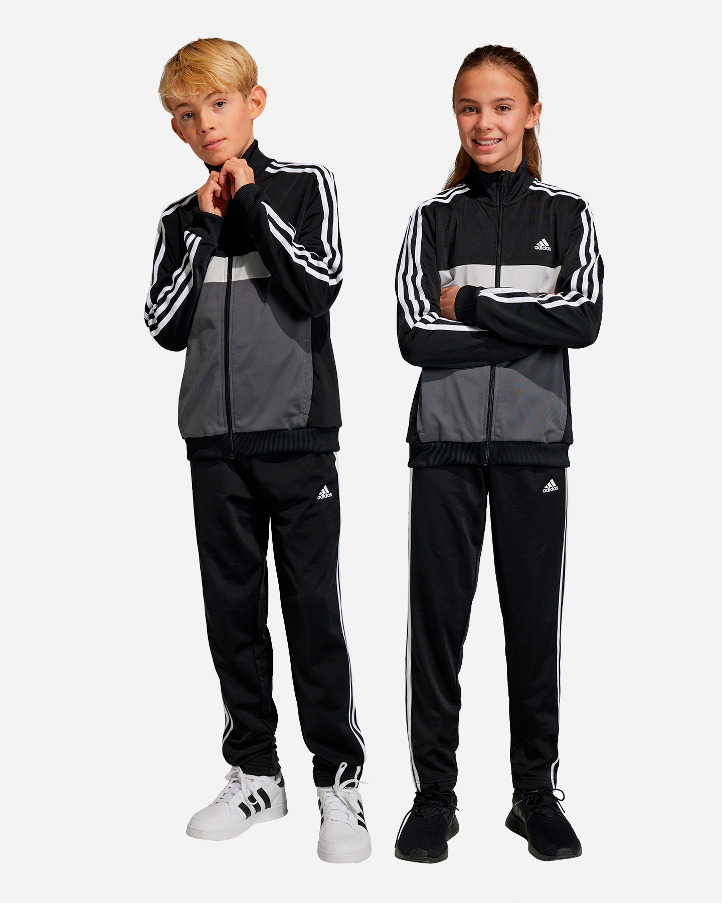 Tuta ADIDAS TRACKT TIBERIO JR - Nero - 5 | Cisalfa Sport