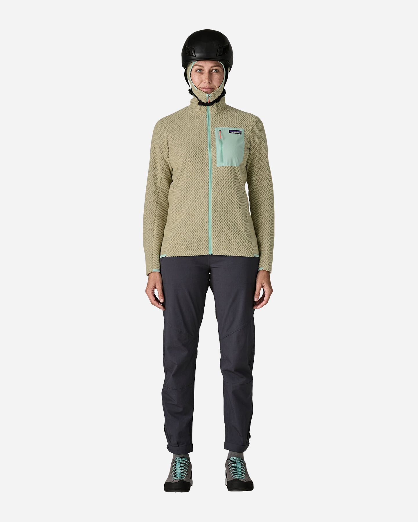Pile PATAGONIA R1 AIR W - Verde - 4 | Cisalfa Sport
