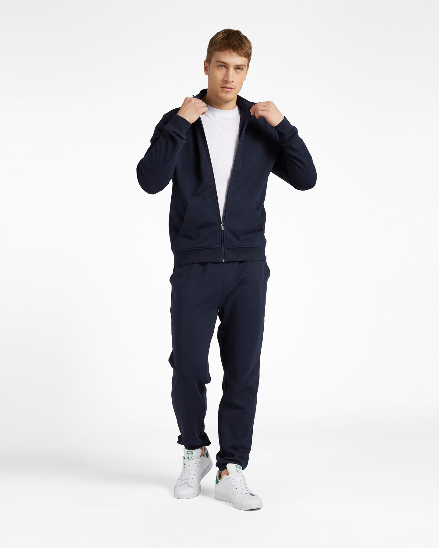 Felpa ABC TRACK FULLZIP M - Blu - 1 | Cisalfa Sport