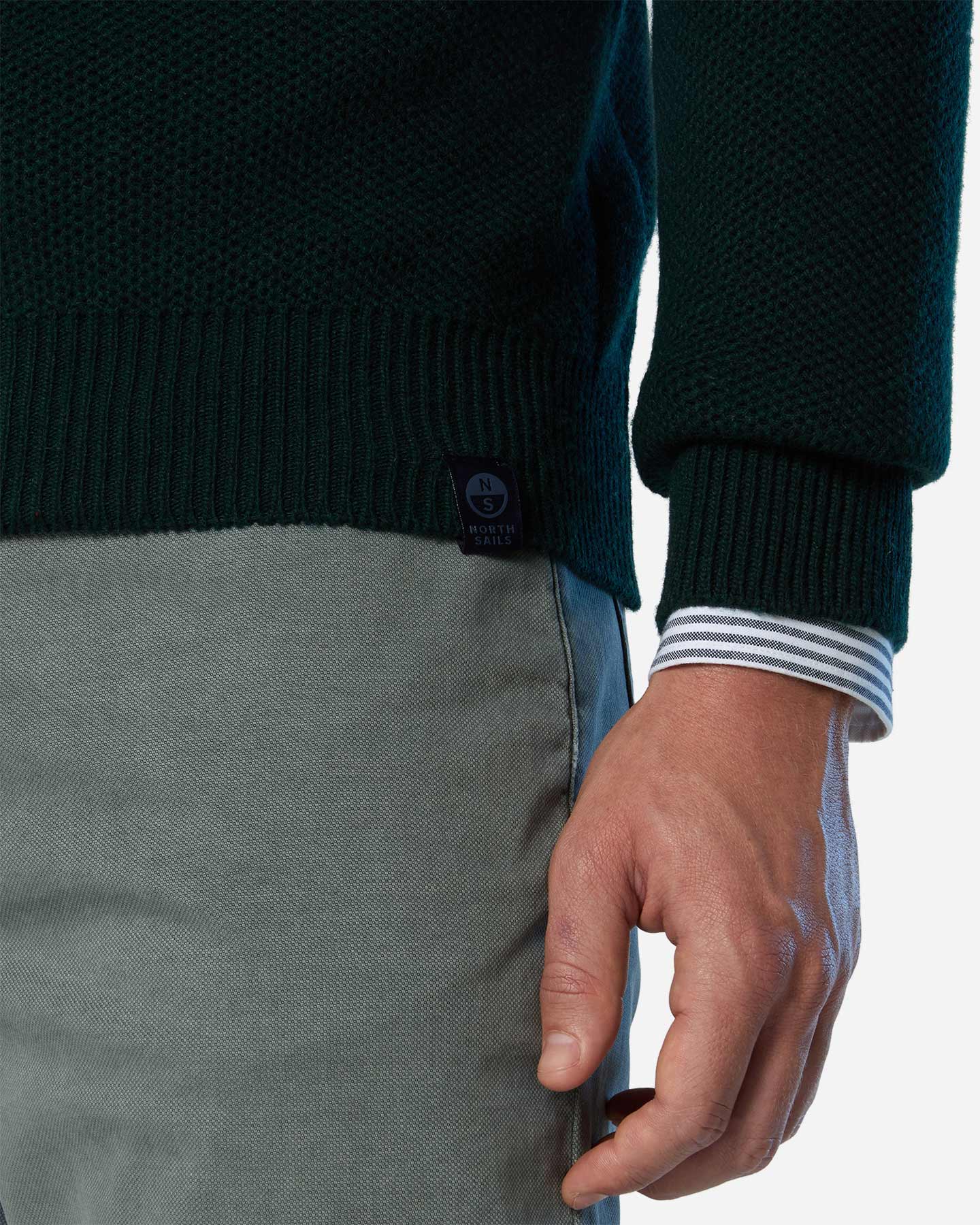 Maglione NORTH SAILS ECO CASHMERE M - Verde - 5 | Cisalfa Sport