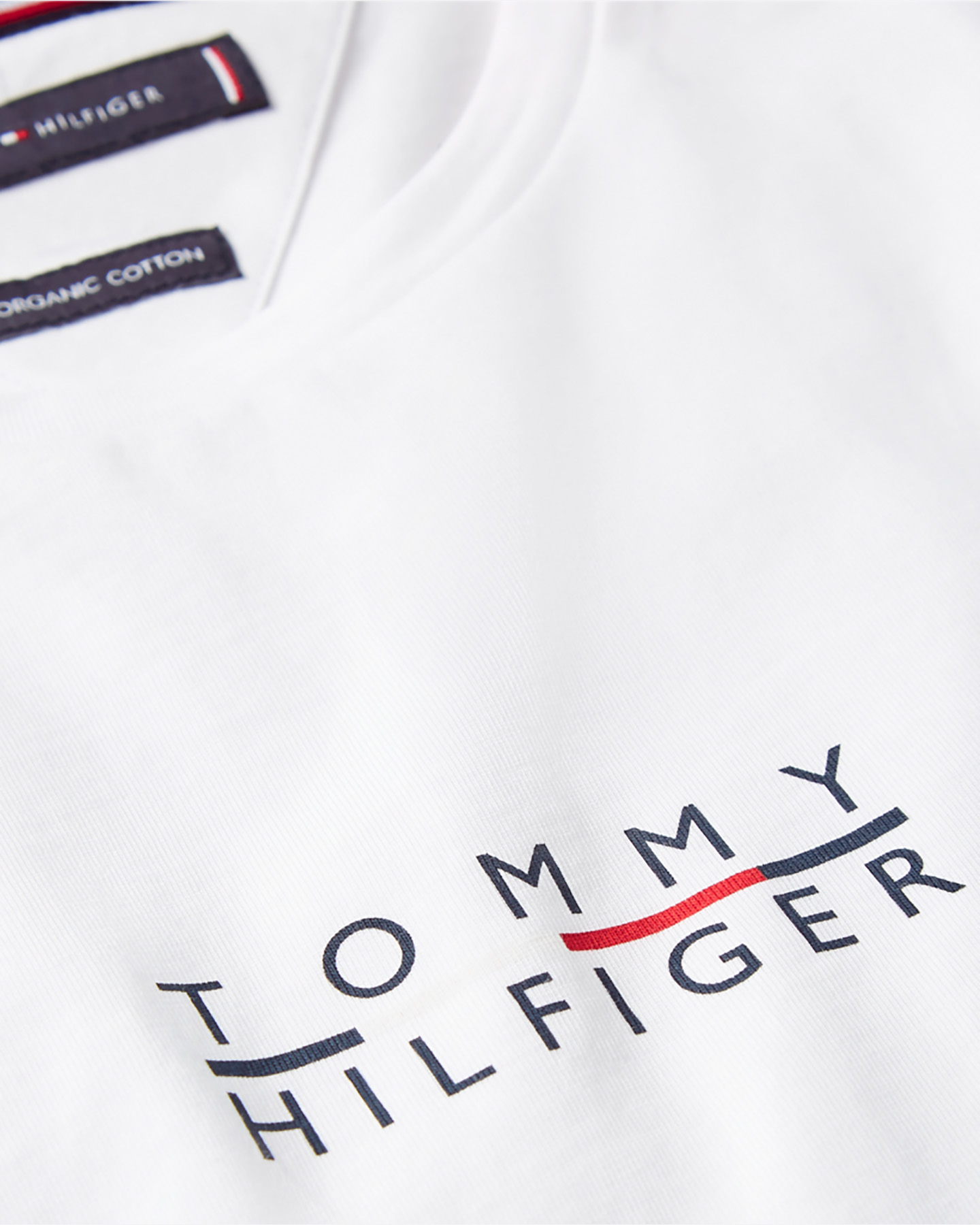T-shirt TOMMY HILFIGER SQUARE LOGO M - Bianco - 3 | Cisalfa Sport