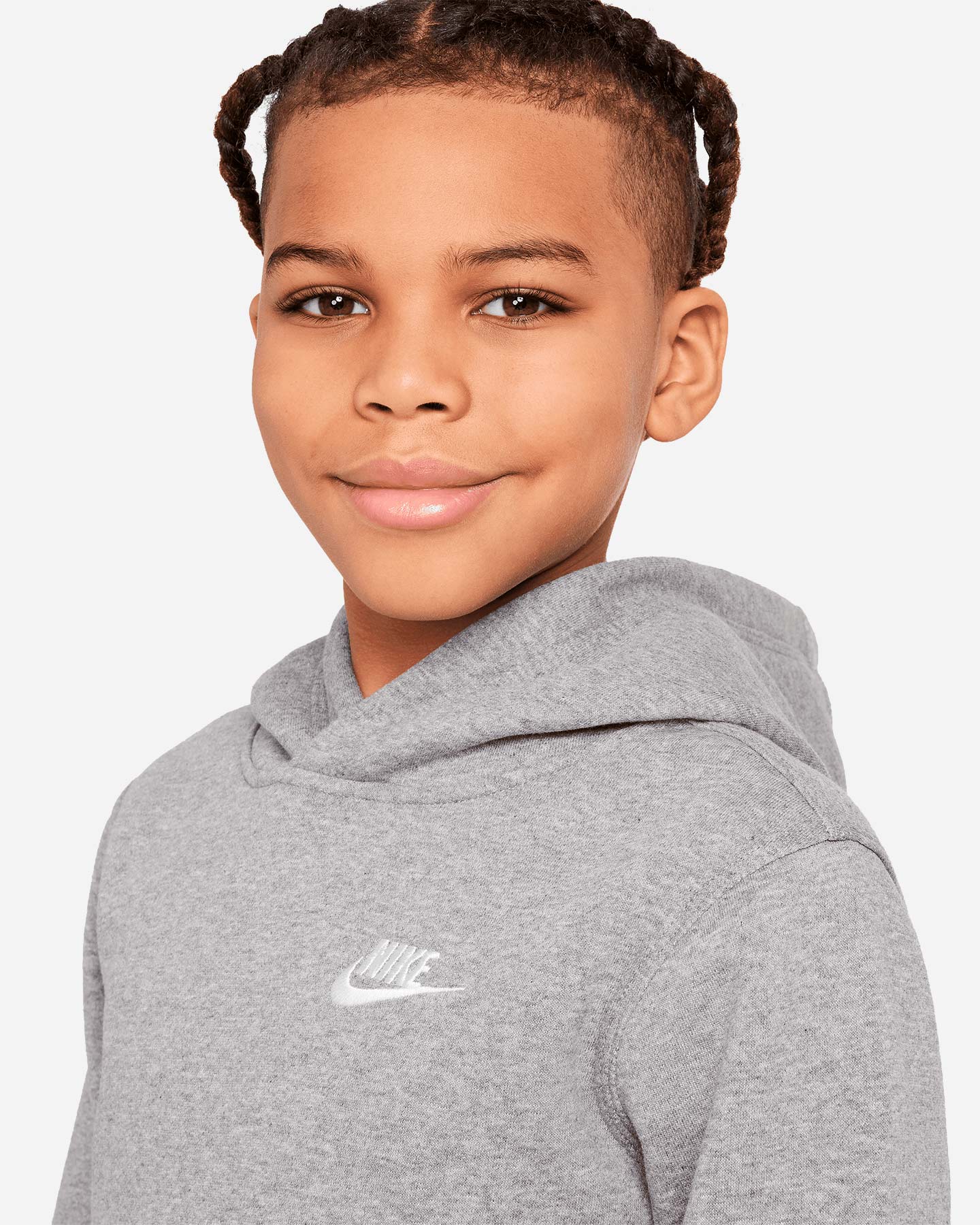 Felpa NIKE CLUB JR - Grigio - 1 | Cisalfa Sport
