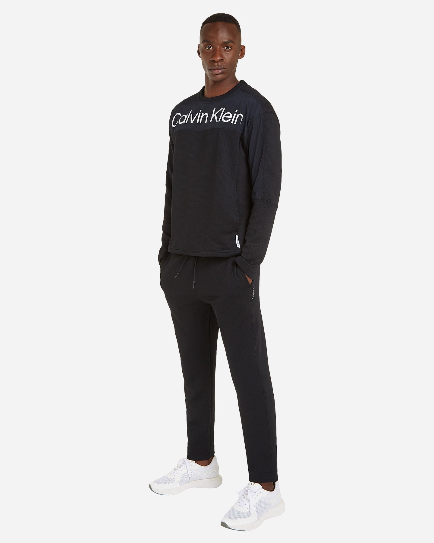 Pantalone CALVIN KLEIN SPORT ICON KNIT LOGO M - Nero - 3 | Cisalfa Sport