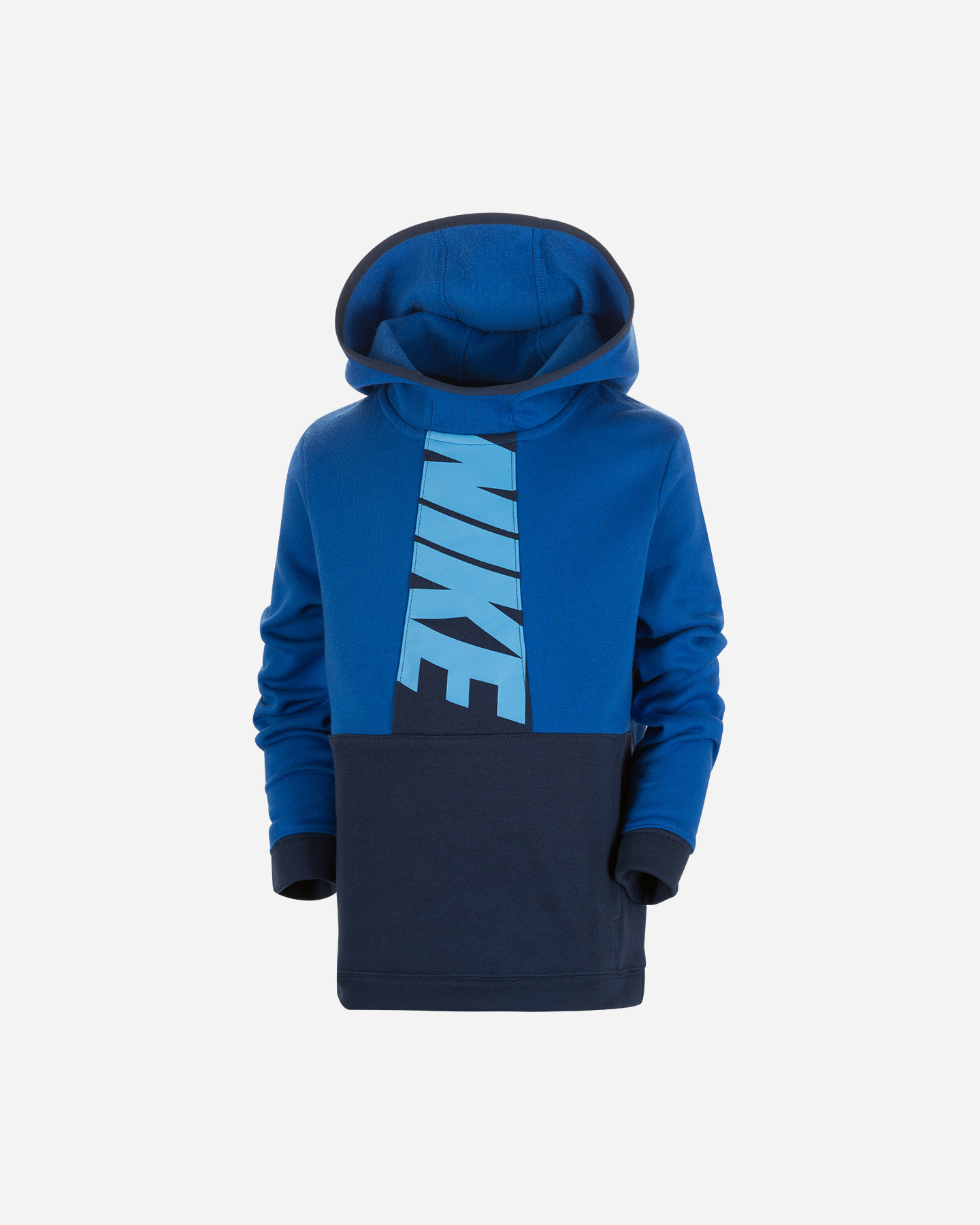 Felpa NIKE COLOR BLOCK JR - Blu royal - 0 | Cisalfa Sport
