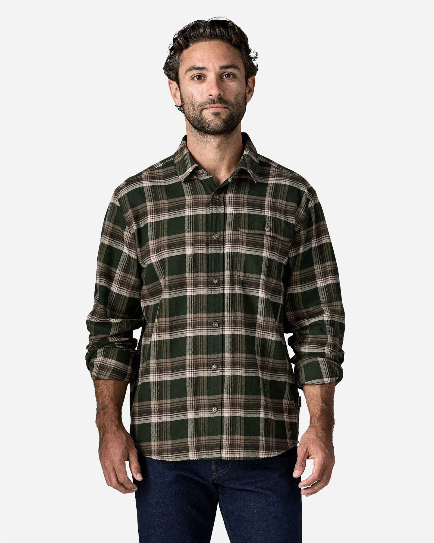 Camicia PATAGONIA FJORD FLANNEL M - Verde - 1 | Cisalfa Sport