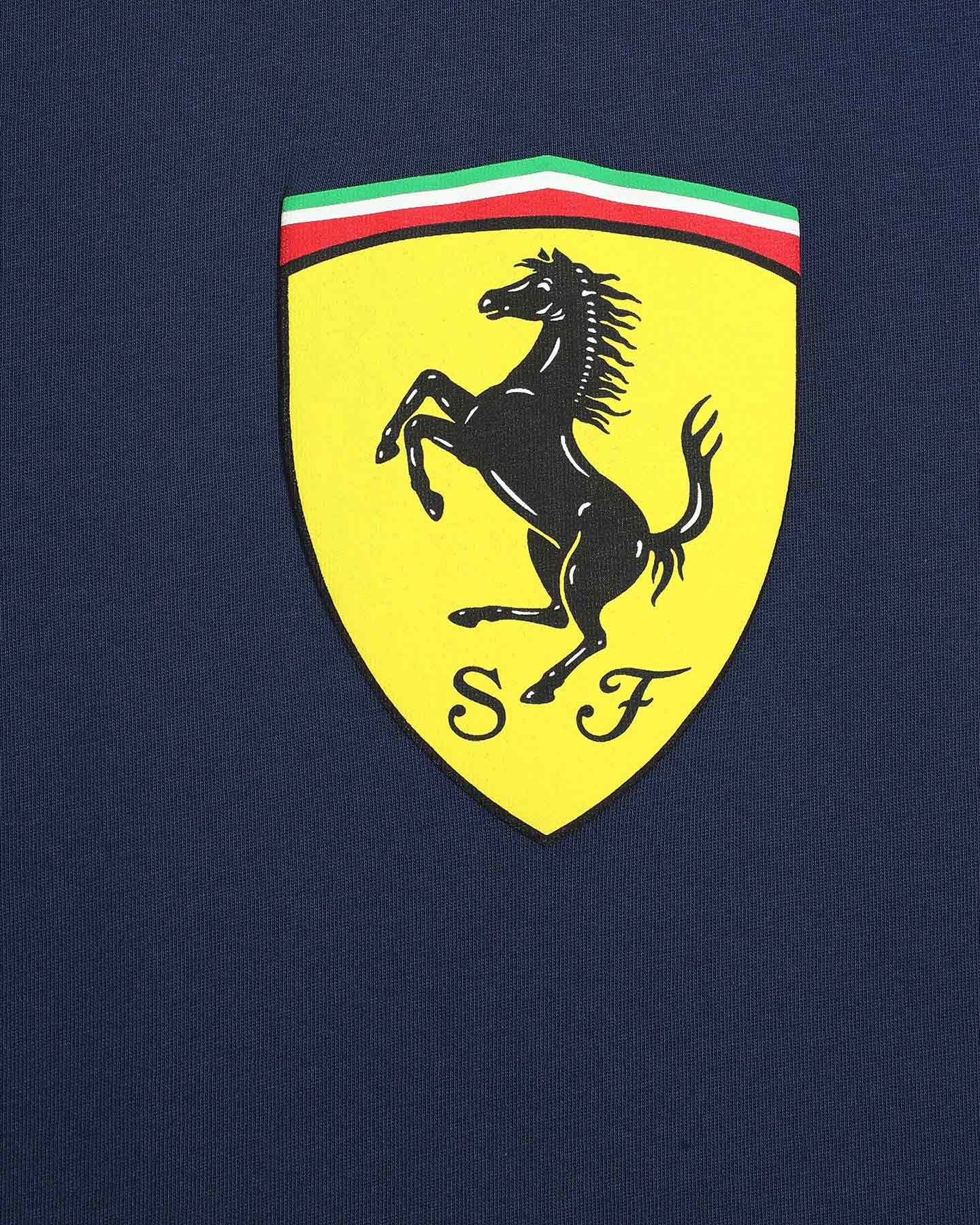 T-shirt PUMA FERRARI SPORTSW COLORED SHIELD JR - Blu - 2 | Cisalfa Sport