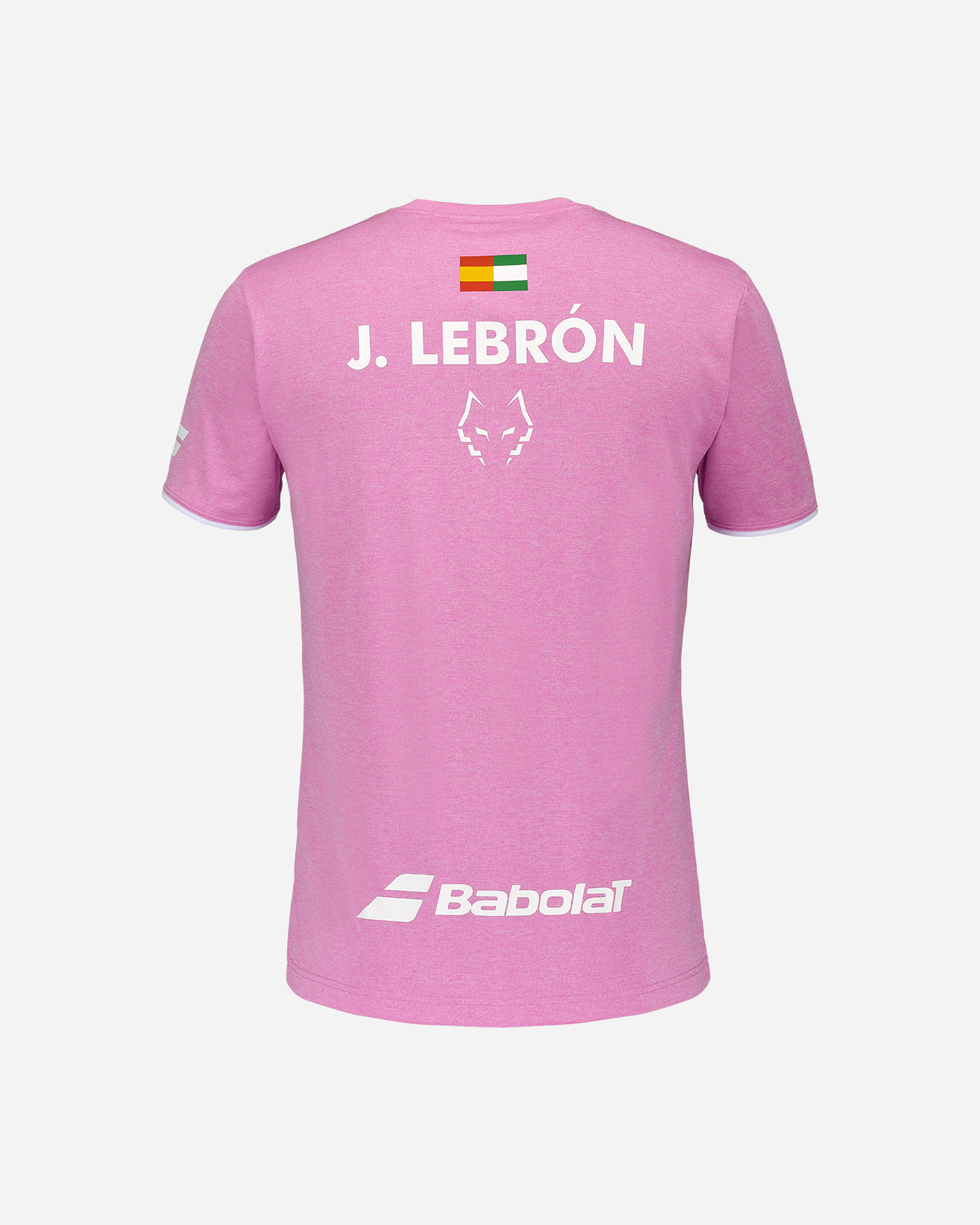 T-shirt tennis BABOLAT CREW NECK LEBRON M - Rosa - 2 | Cisalfa Sport