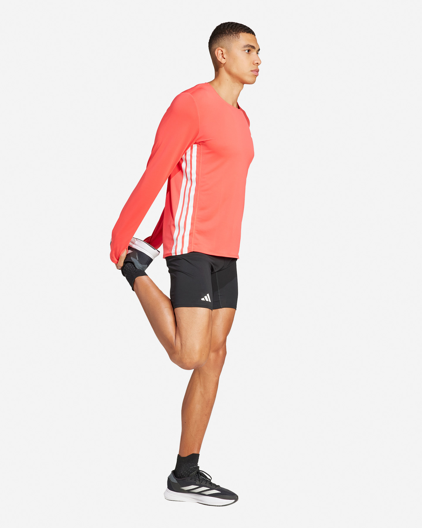 Maglia running ADIDAS ADIZERO L M - Rosso - 5 | Cisalfa Sport