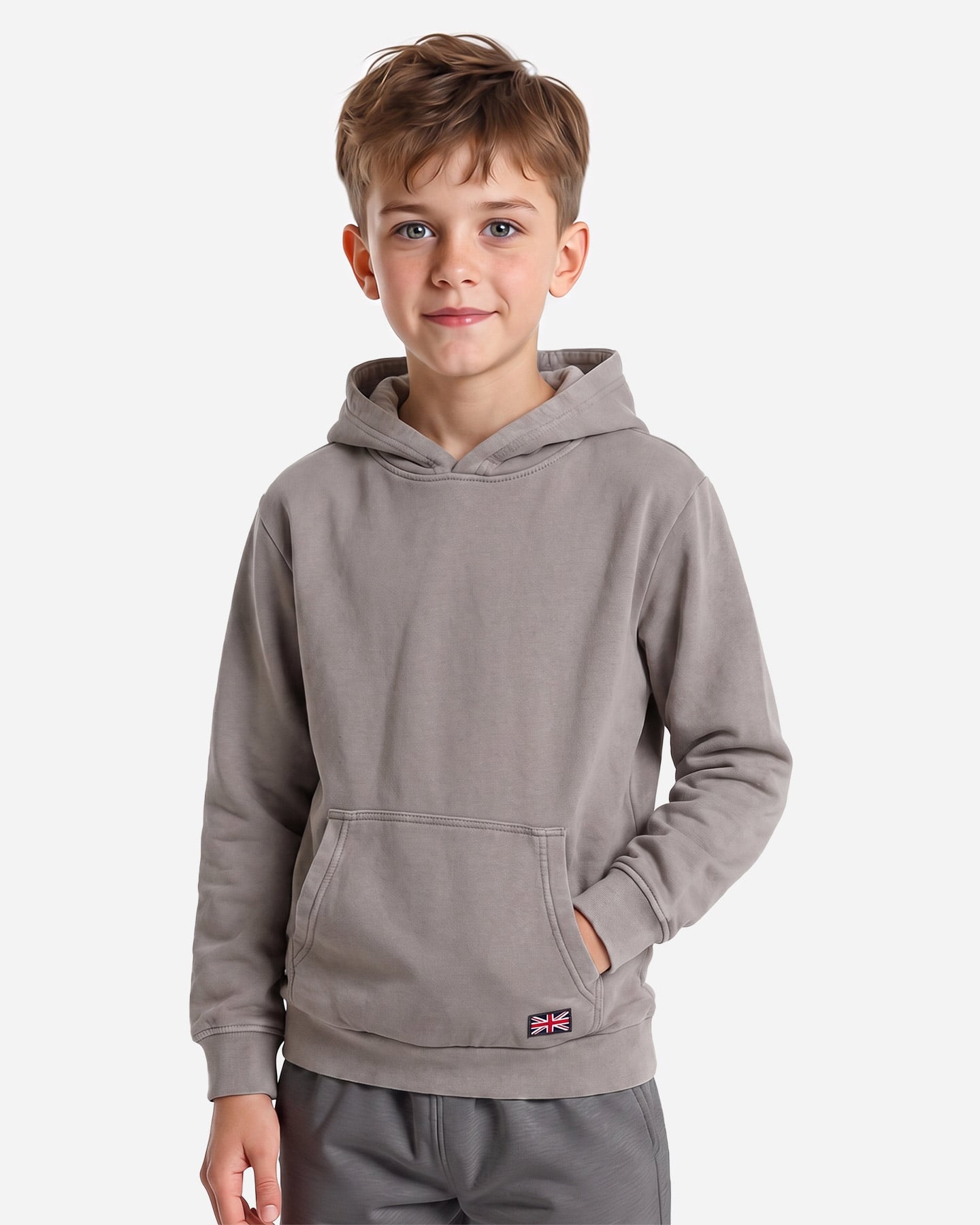 Felpa ADMIRAL BASIC FLAG JR - Grigio - 2 | Cisalfa Sport