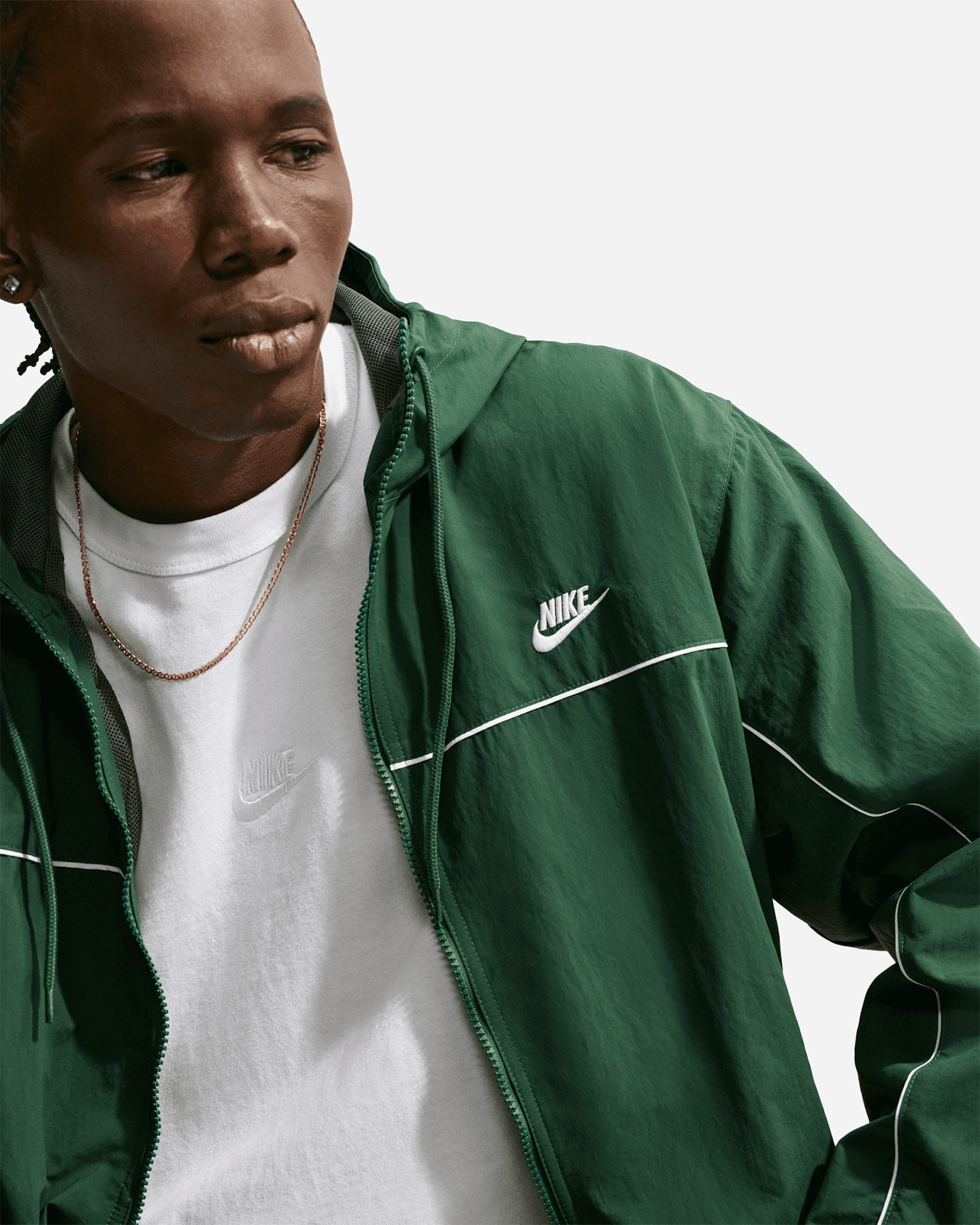 Giacca NIKE CLUB M - Verde - 5 | Cisalfa Sport