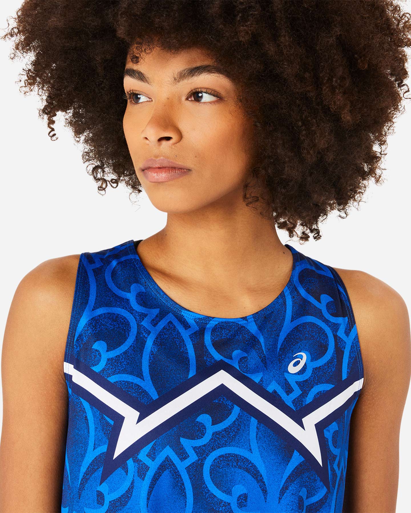 Canotta running ASICS NATIONS RUN W - Blu - 3 | Cisalfa Sport