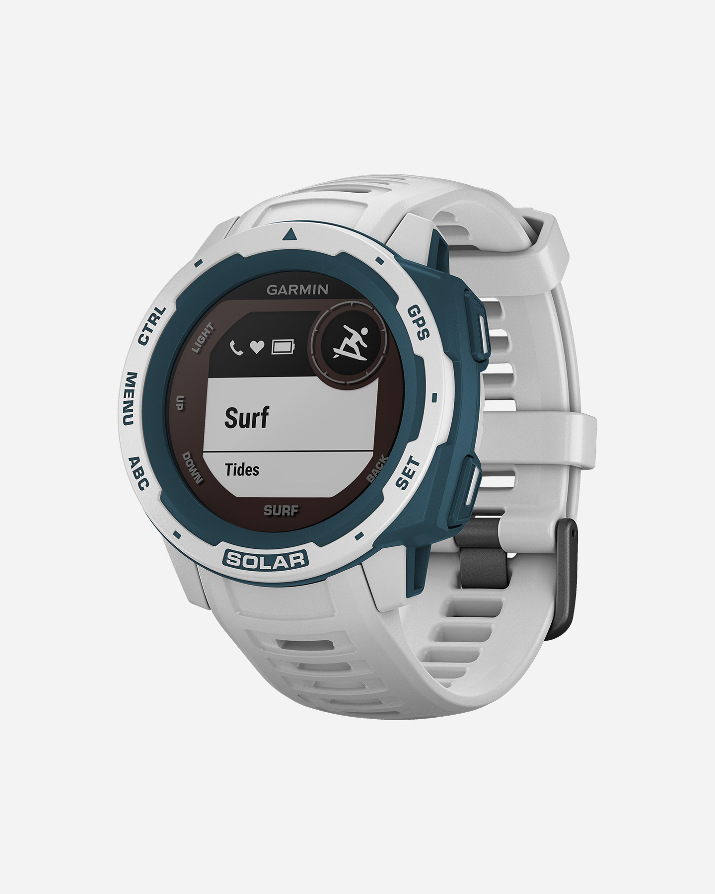 Orologio multifunzione GARMIN INSTINCT SOLAR SURF  - Bianco - 2 | Cisalfa Sport