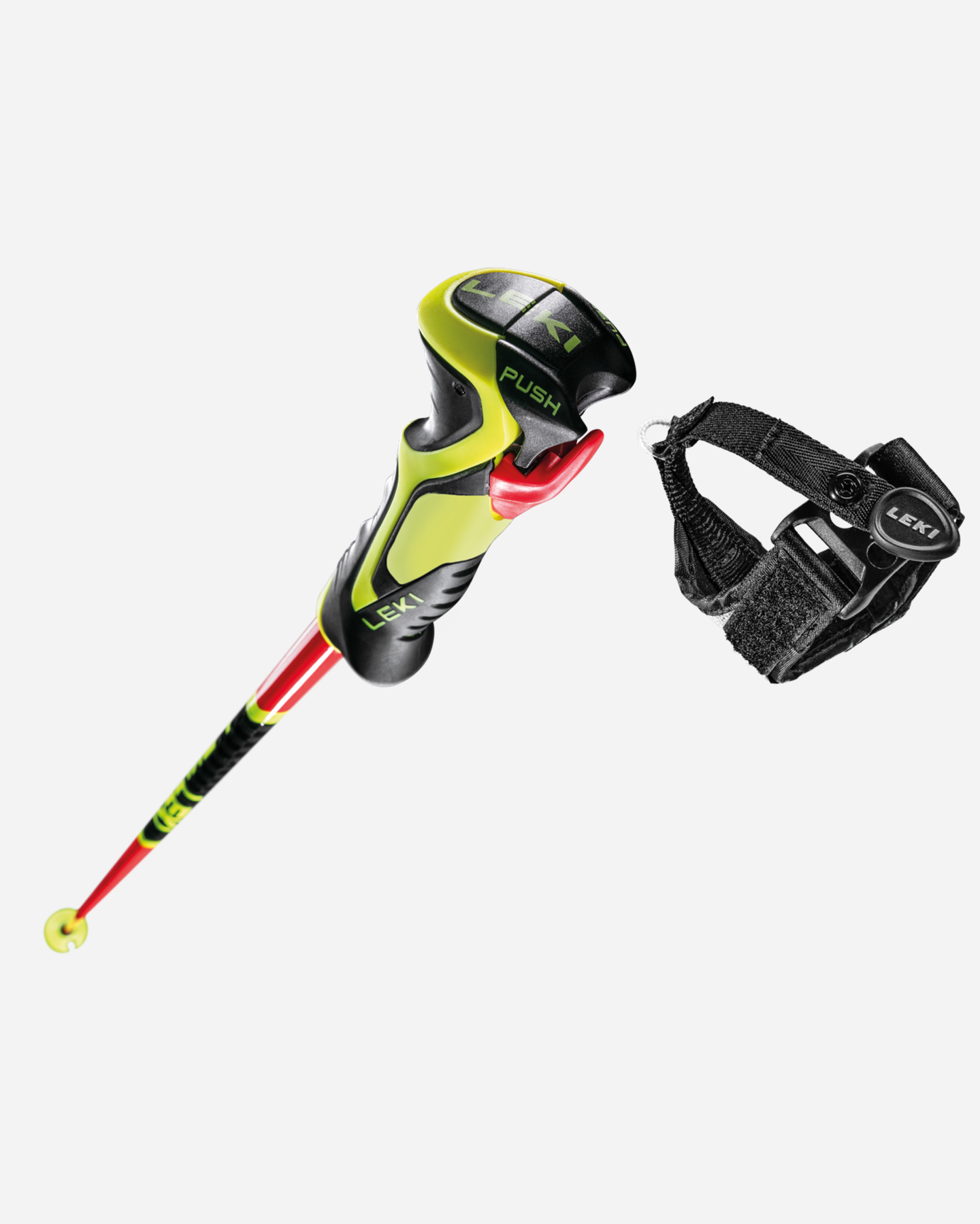 Bastoncini sci LEKI WCR LITE SL 3D JR - Rosso - 2 | Cisalfa Sport