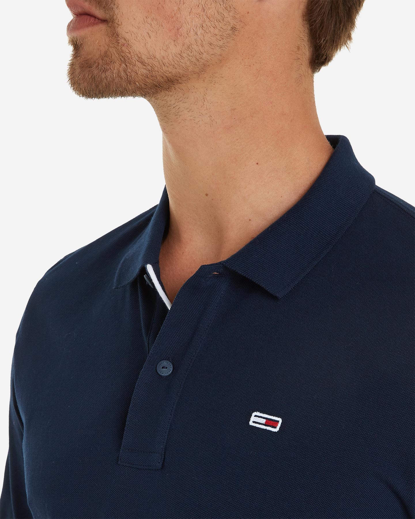 Polo TOMMY HILFIGER SMALL FLAG M - Blu - 4 | Cisalfa Sport
