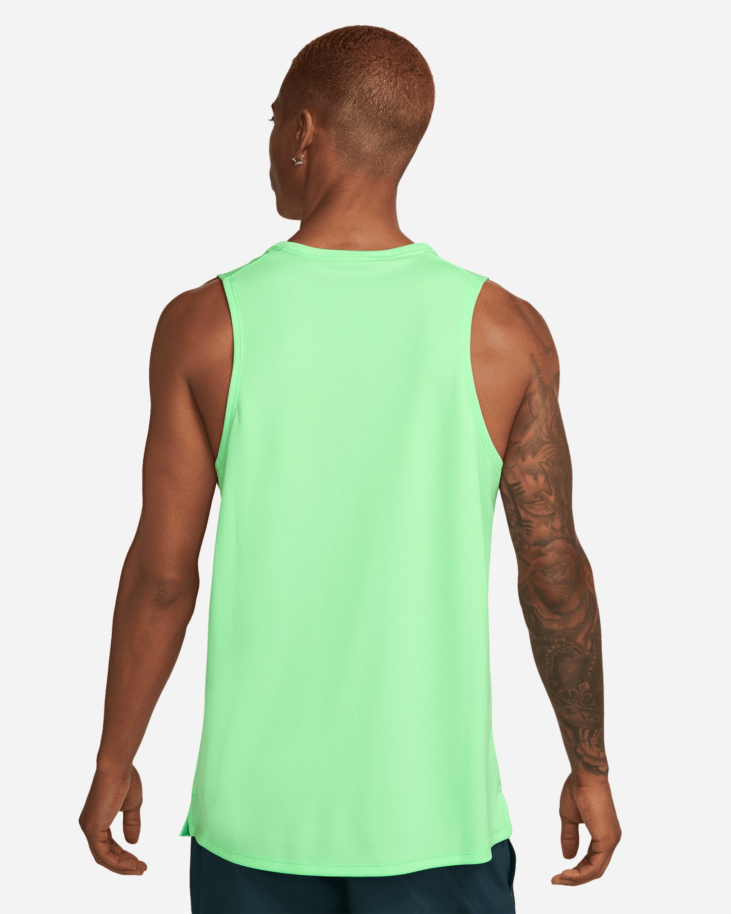 Canotta running NIKE MILER M - Verde - 1 | Cisalfa Sport