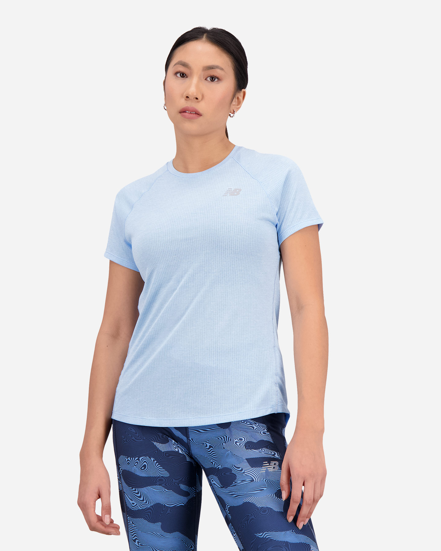 T-shirt running NEW BALANCE IMPACT RUN W - Azzurro - 2 | Cisalfa Sport