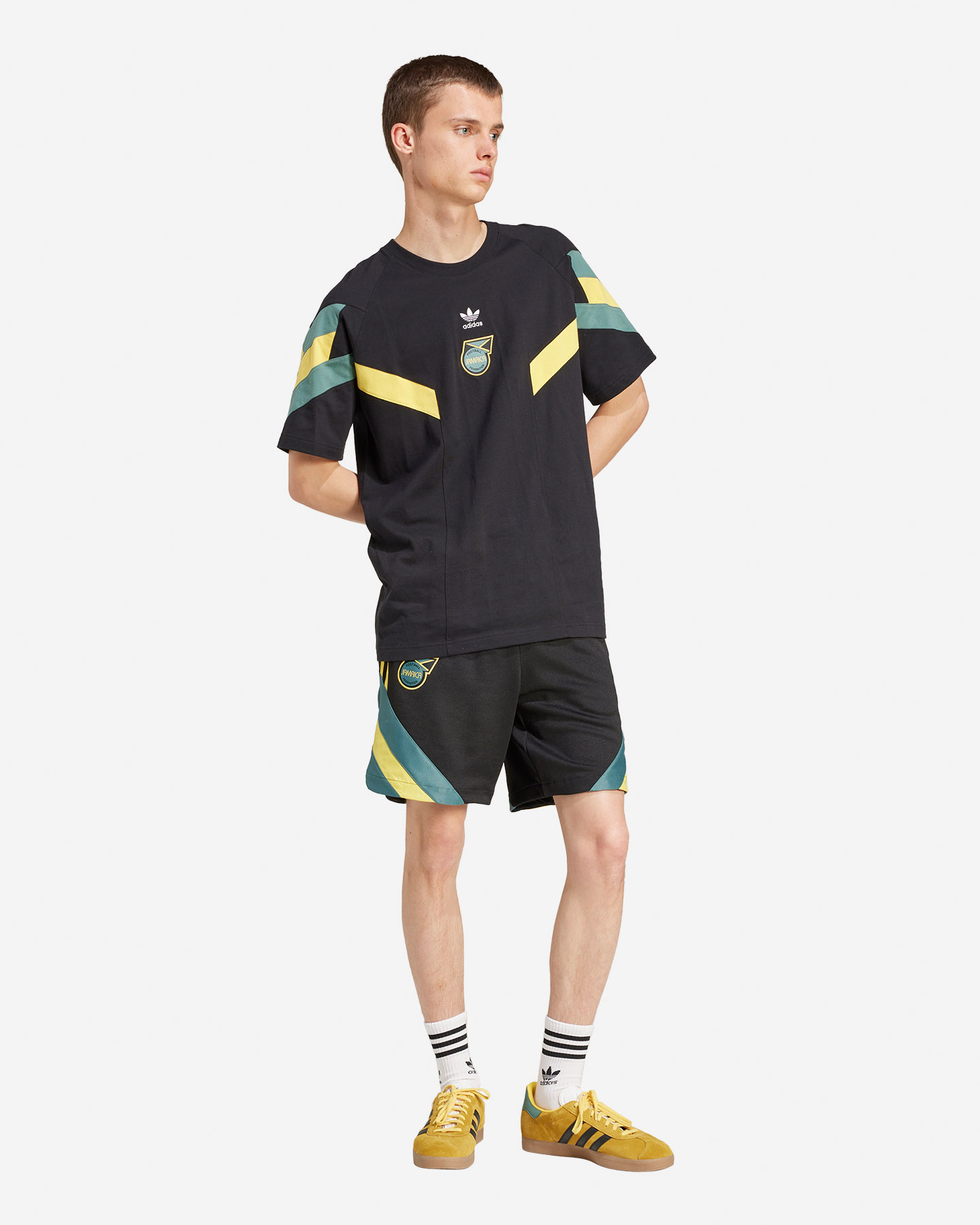 Abbigliamento calcio ufficiale ADIDAS JAMAICA 24-25 OG M - Nero - 3 | Cisalfa Sport