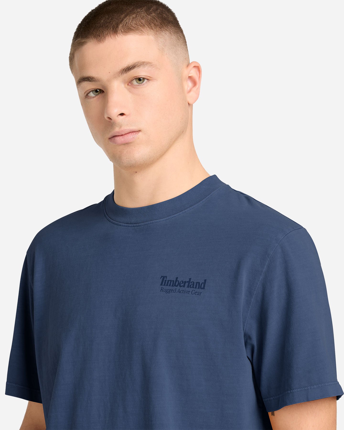 T-shirt TIMBERLAND RUGGED ACTIVE GEAR BACK GRAPHIC M - Blu Navy - 4 | Cisalfa Sport