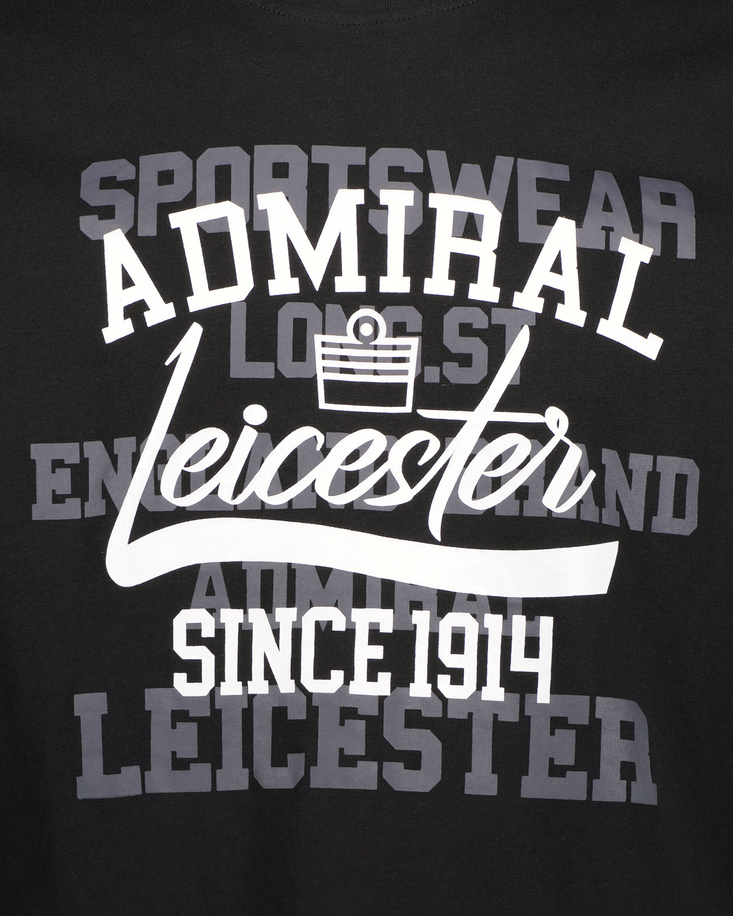 T-shirt ADMIRAL VARSITY M - Nero - 2 | Cisalfa Sport