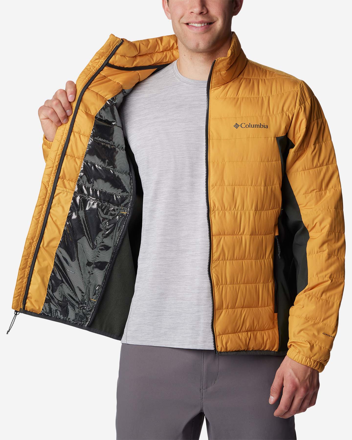 Giacca outdoor COLUMBIA POWDER LITE M - Giallo - 2 | Cisalfa Sport