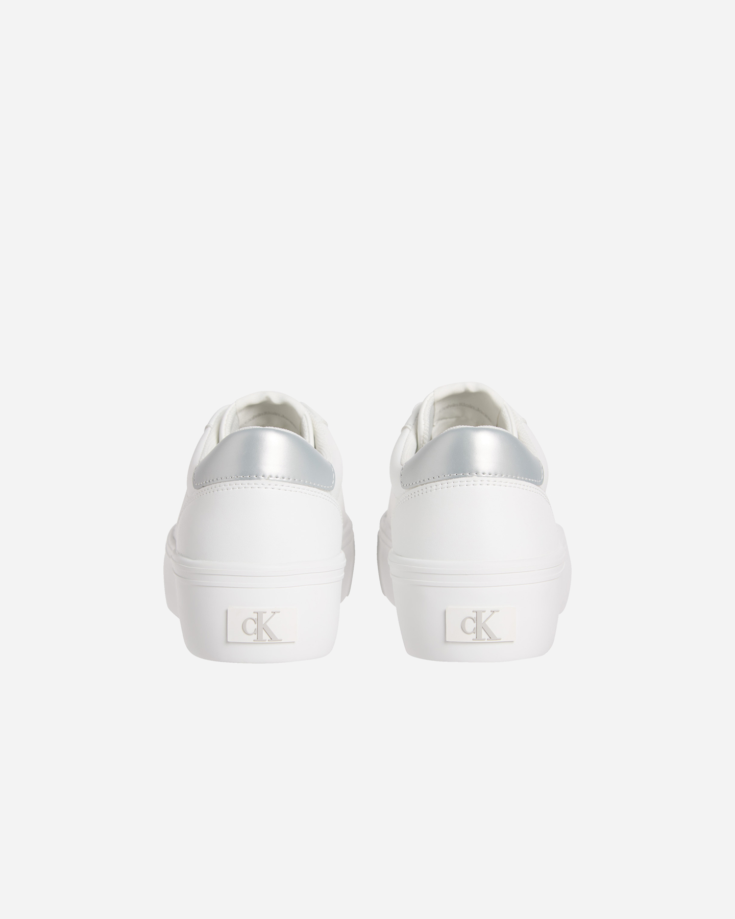 Scarpe sneakers CALVIN KLEIN JEANS VULC FLATF LEATHER LOGO W - Bianco - 4 | Cisalfa Sport