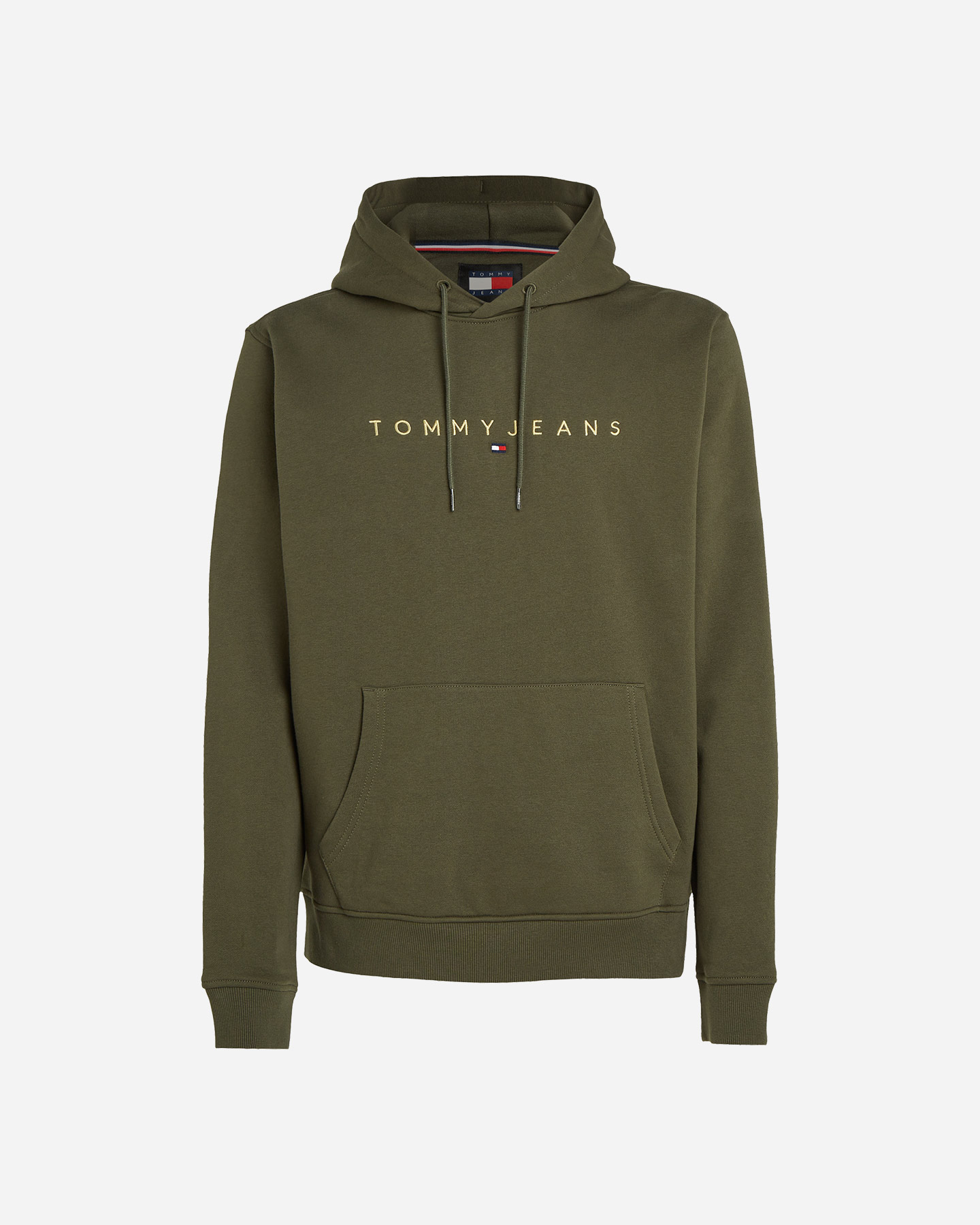 Felpa TOMMY HILFIGER LINEAR LOGO M - Verde - 0 | Cisalfa Sport