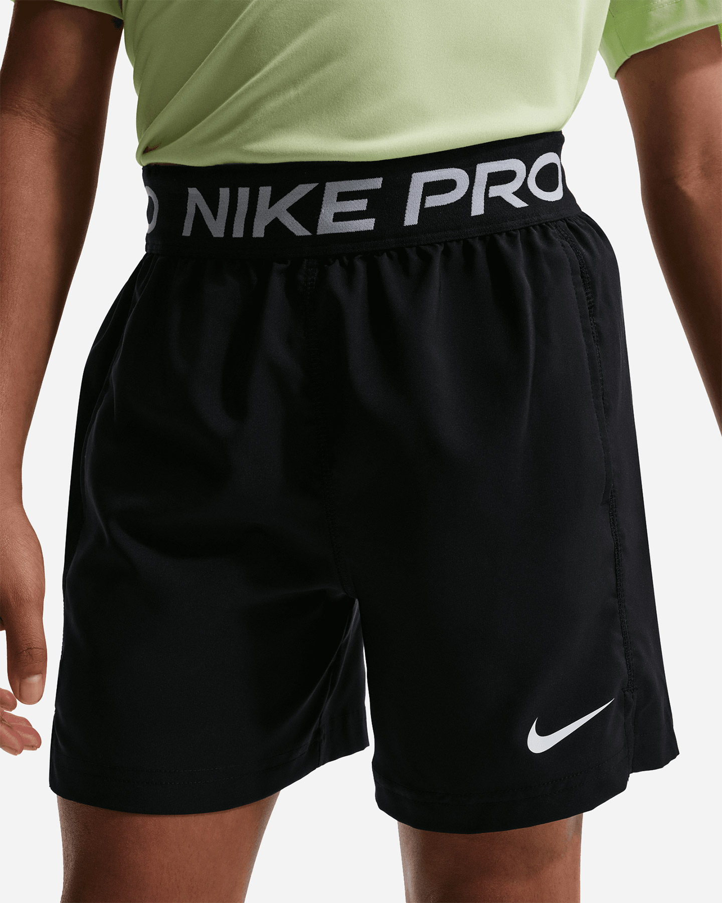 Pantaloncini NIKE DRIFIT PRO JR - Nero - 5 | Cisalfa Sport