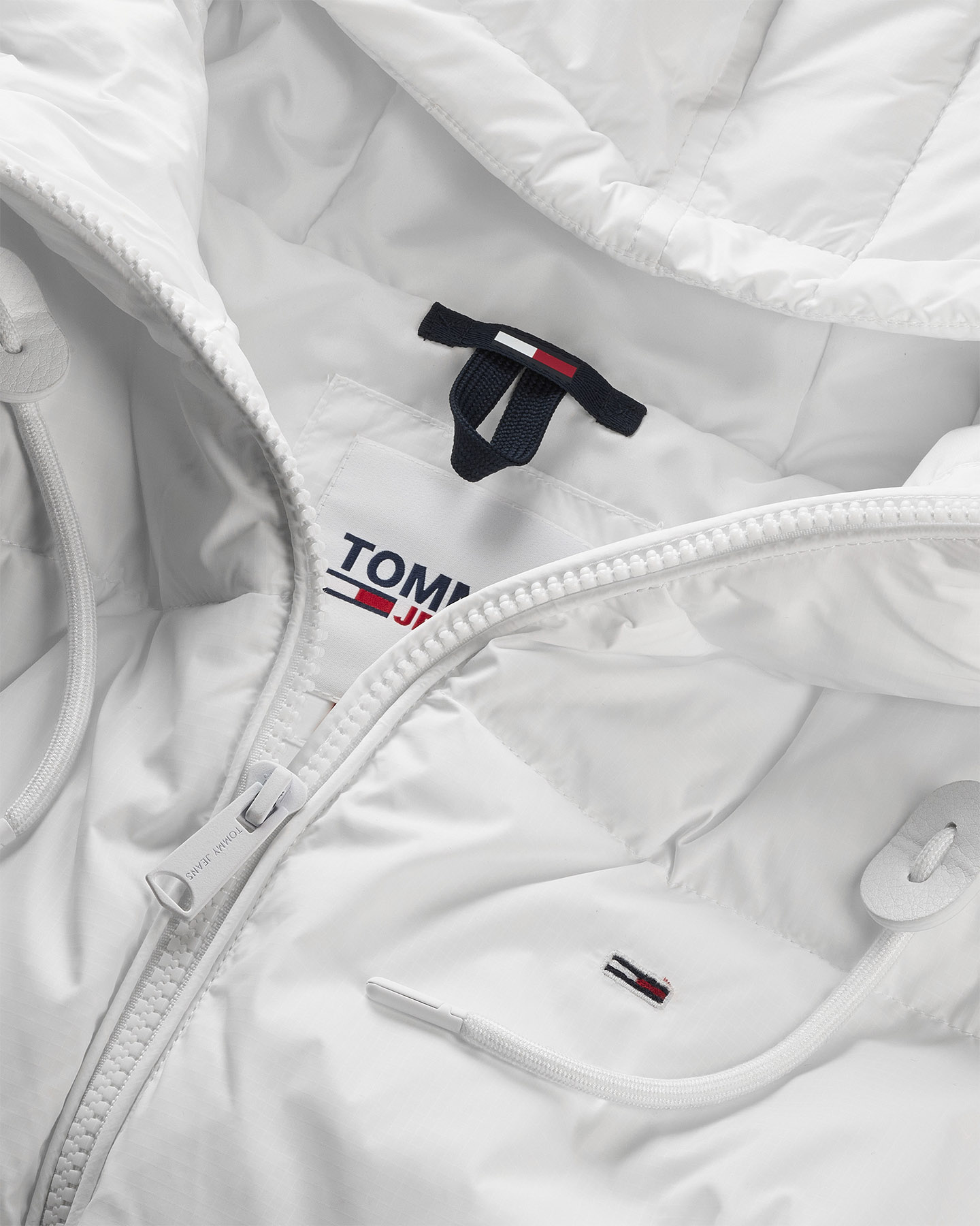 Giubbotto TOMMY HILFIGER CROP FLAG W - Bianco - 3 | Cisalfa Sport