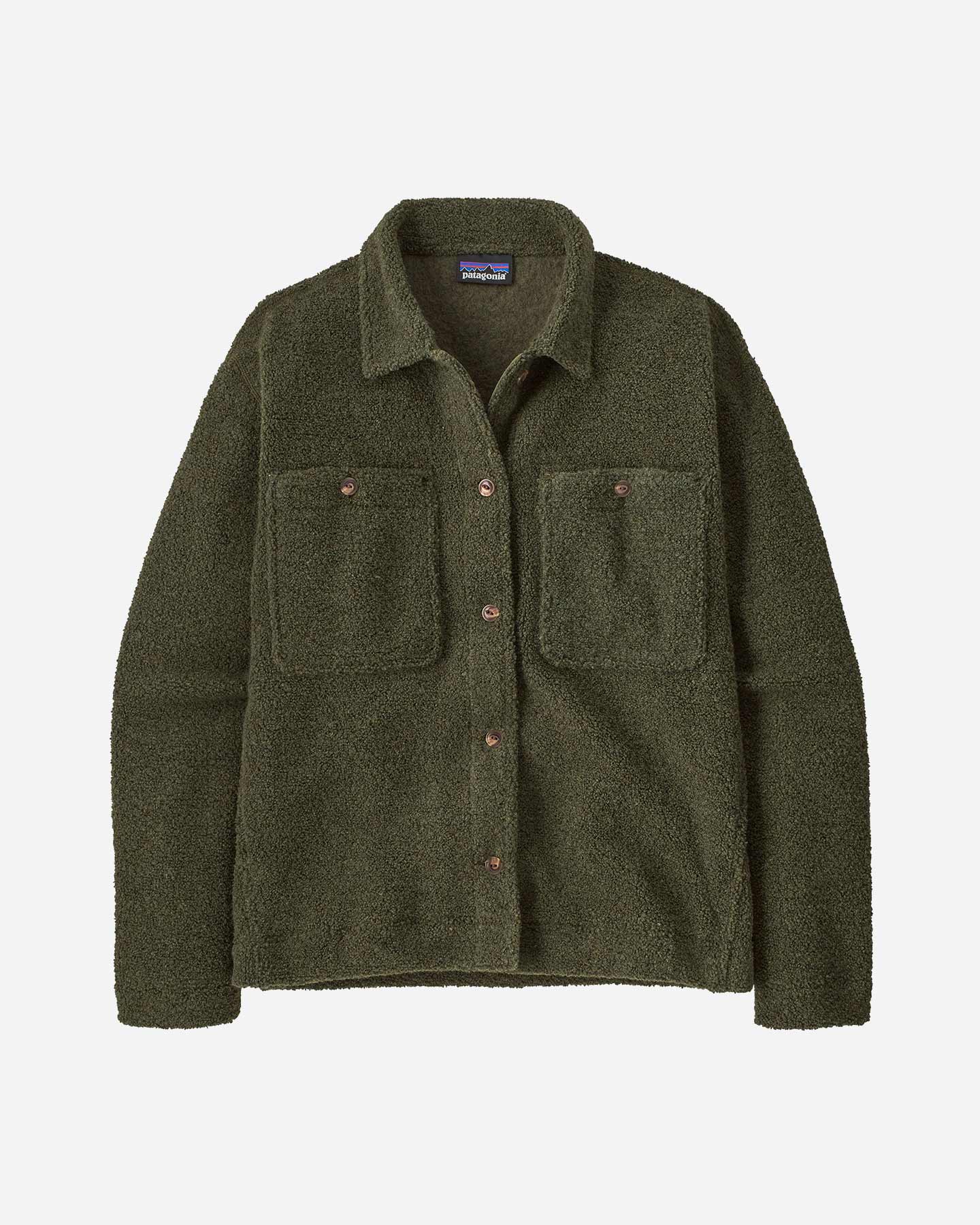 Pile PATAGONIA RECLAIMED SWEATER SHIRT W - Verde - 1 | Cisalfa Sport