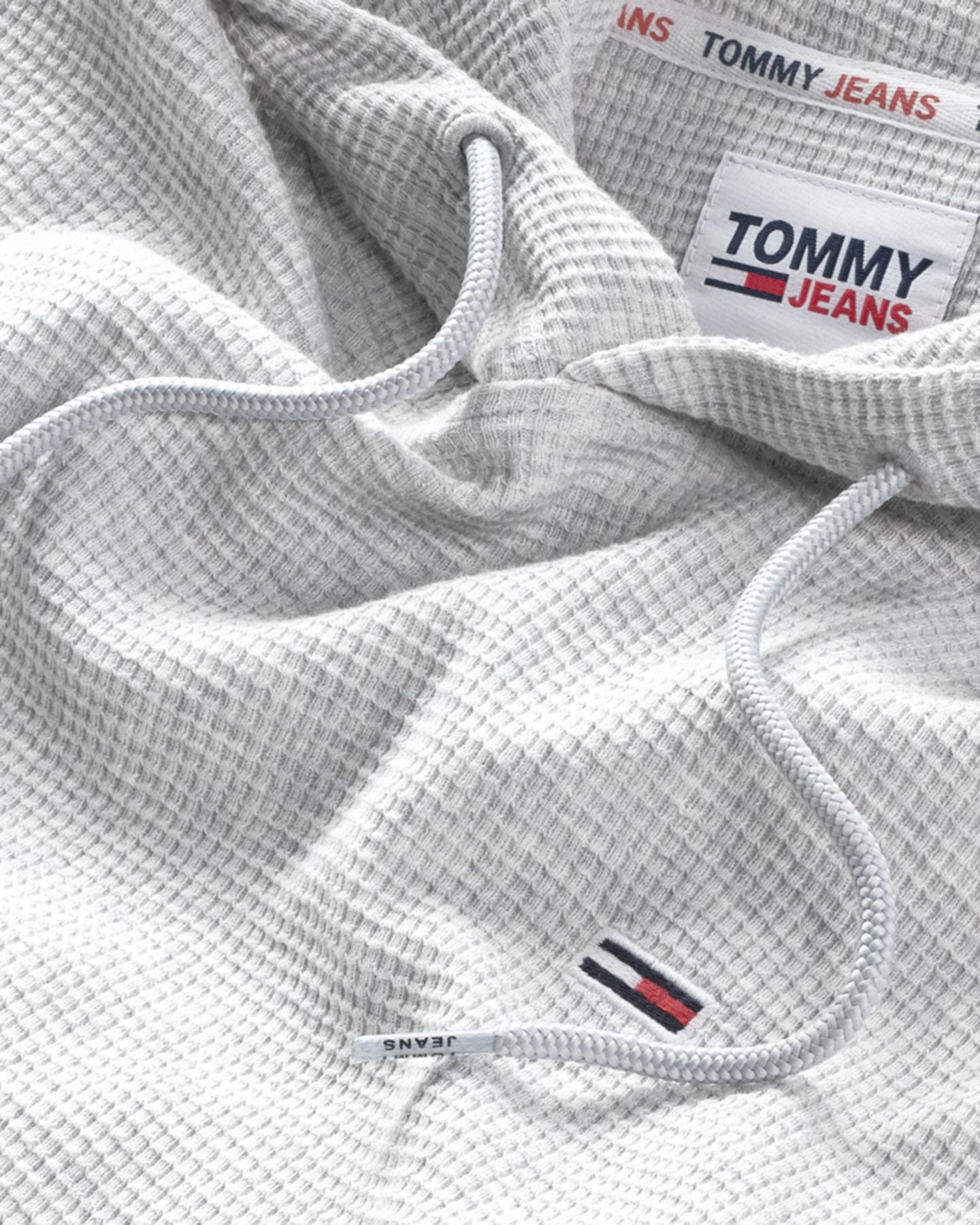 Felpa TOMMY HILFIGER WAFFLE M - Grigio - 2 | Cisalfa Sport