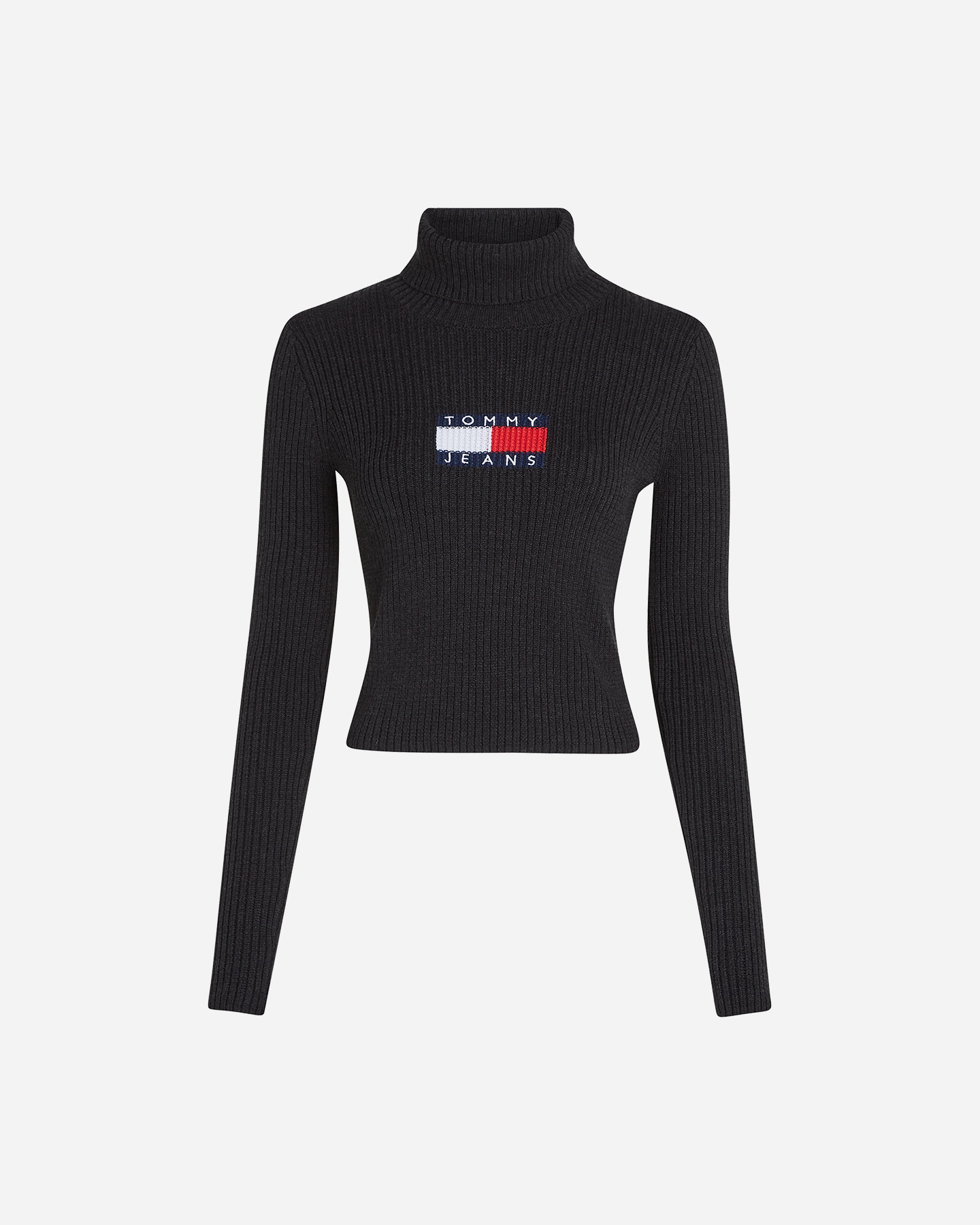Maglione TOMMY HILFIGER HIGH NECK BADGE W - Nero - 0 | Cisalfa Sport