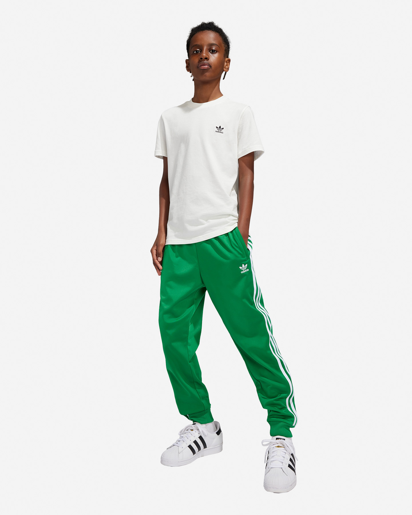 Pantalone ADIDAS O BOY JR - Verde - 3 | Cisalfa Sport