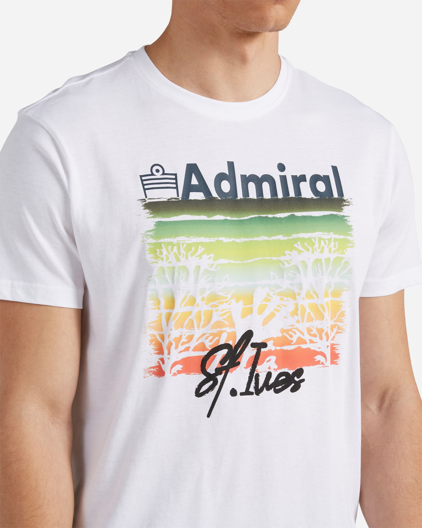 T-shirt ADMIRAL VACATION M - Bianco - 4 | Cisalfa Sport
